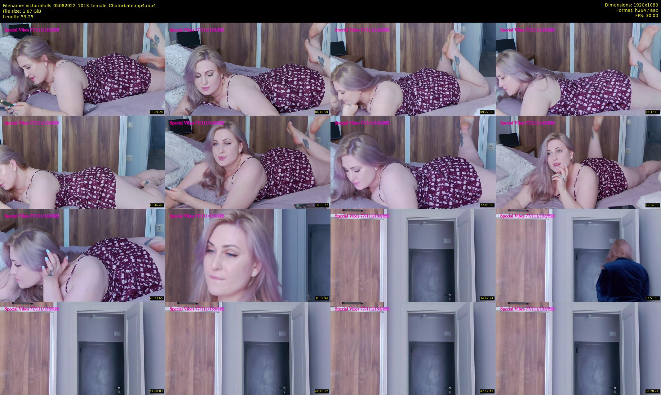 victoriafalls — 54 minute Chaturbate female cam show recording, 1080p, Aug 5, 2022