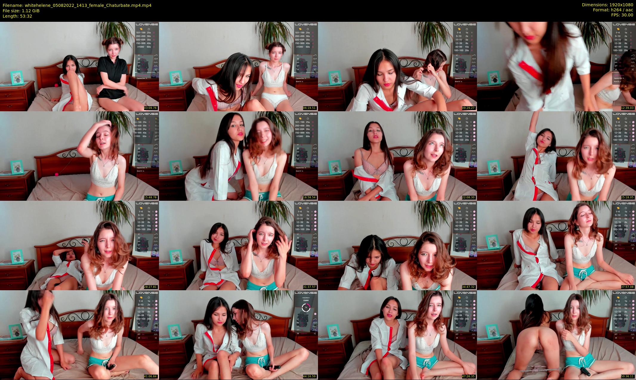 whitehelene — 54 minute Chaturbate female cam show recording, 1080p, Aug 5, 2022