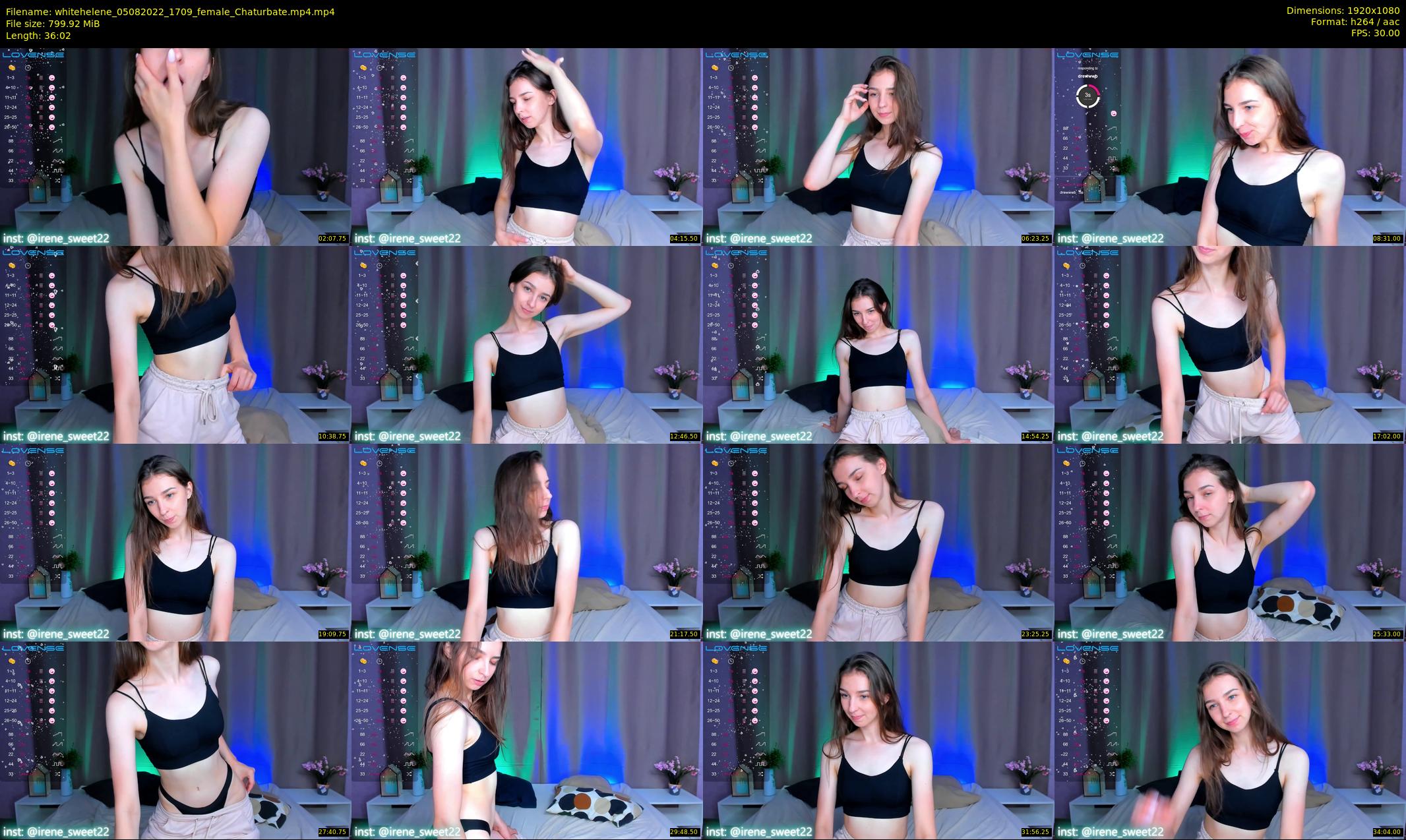 whitehelene — 37 minute Chaturbate female cam show recording, 1080p, Aug 5, 2022