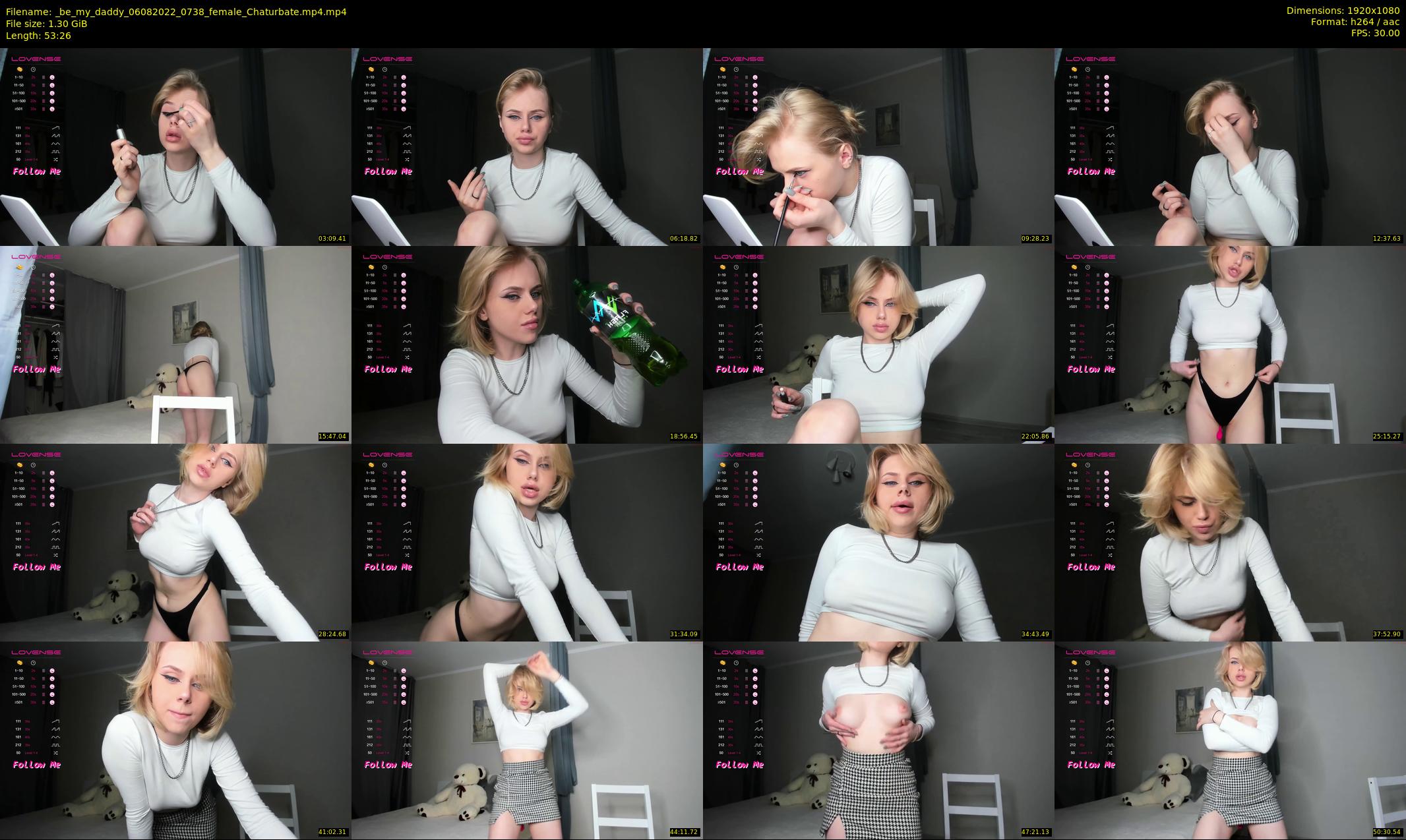 _be_my_daddy — 54 minute Chaturbate female cam show recording, 1080p, Aug 6, 2022
