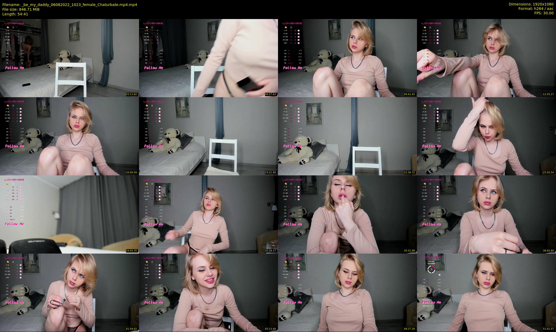 _be_my_daddy — 55 minute Chaturbate female cam show recording, 1080p, Aug 6, 2022