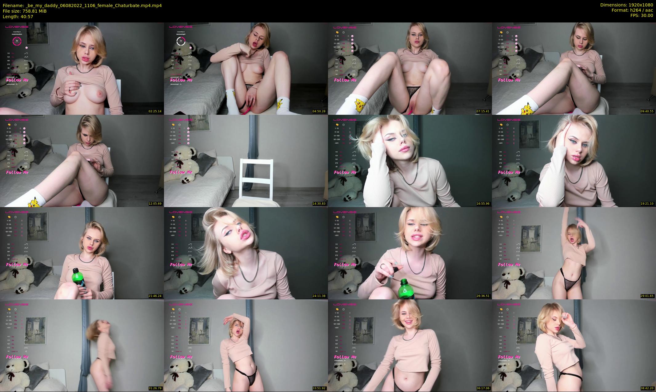 _be_my_daddy — 41 minute Chaturbate female cam show recording, 1080p, Aug 6, 2022
