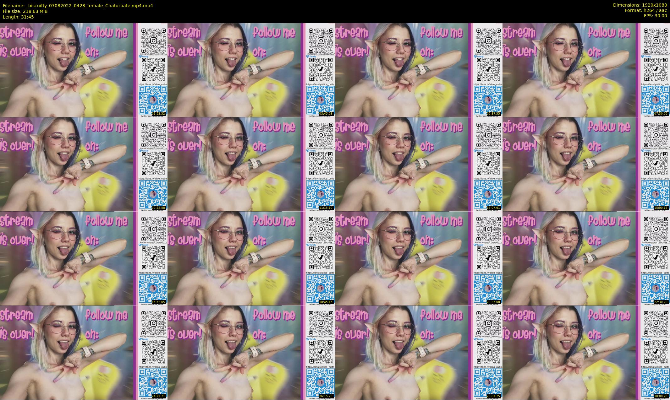 _biscuitty — 32 minute Chaturbate female cam show recording, 1080p, Aug 7, 2022