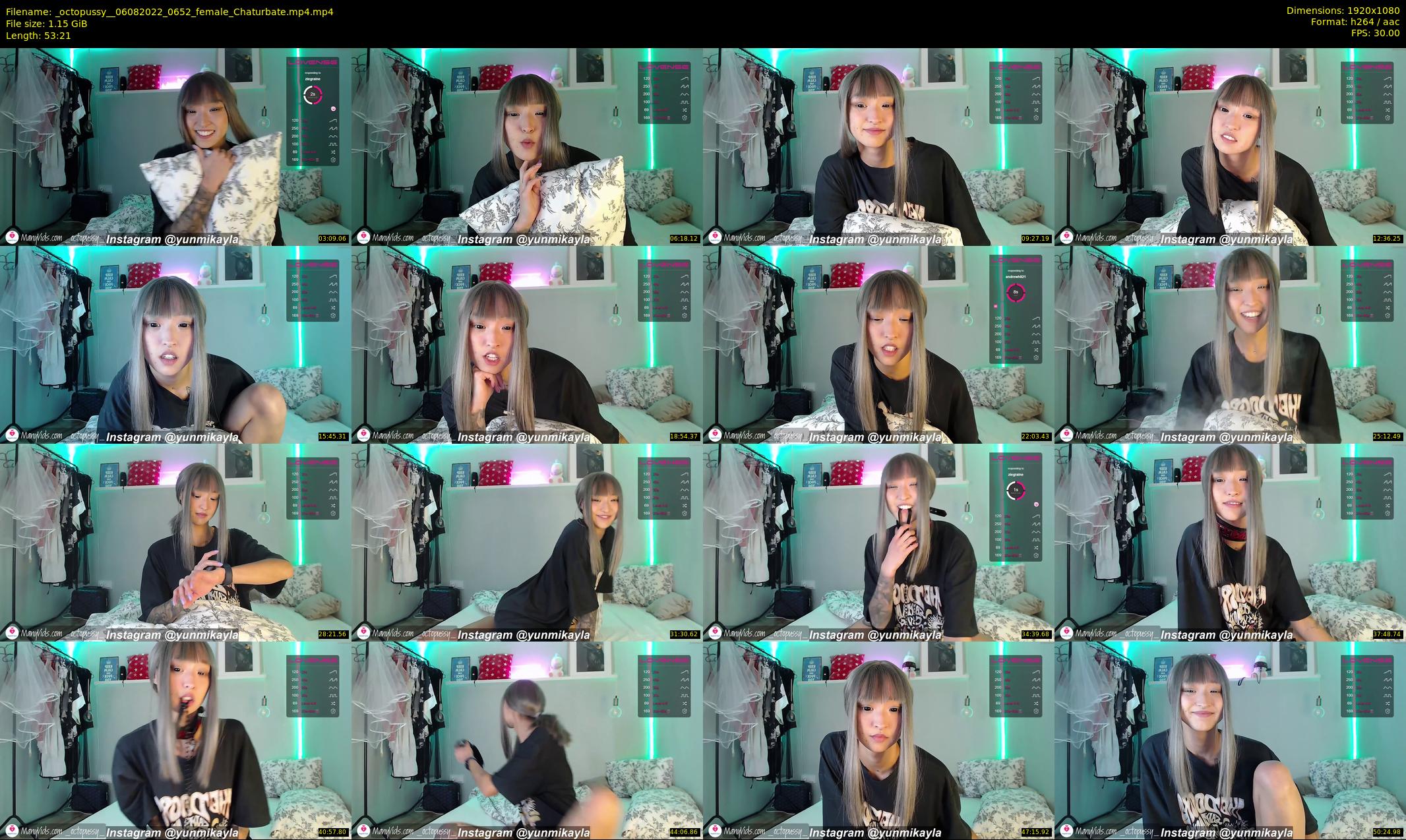 _octopussy_ — 54 minute Chaturbate female cam show recording, 1080p, Aug 6, 2022