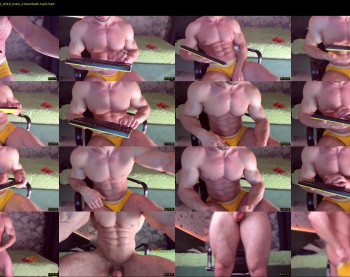 adam_muscle_ — 49 minute Chaturbate male cam show recording, 1080p, Aug 7, 2022