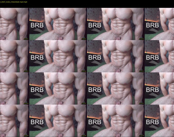 adam_muscle_ — 13 minute Chaturbate male cam show recording, 1080p, Aug 7, 2022