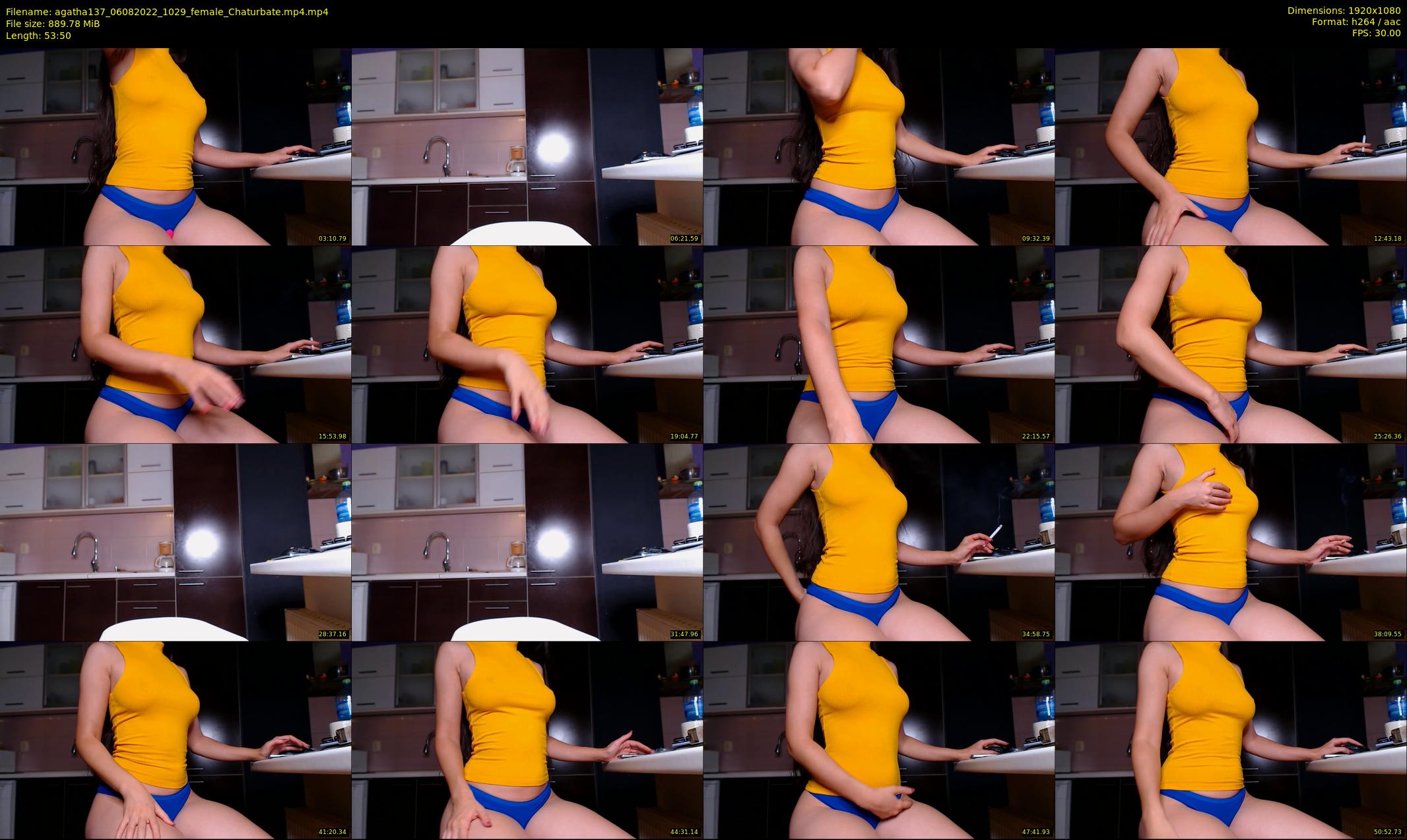 agatha137 — 54 minute Chaturbate female cam show recording, 1080p, Aug 6, 2022