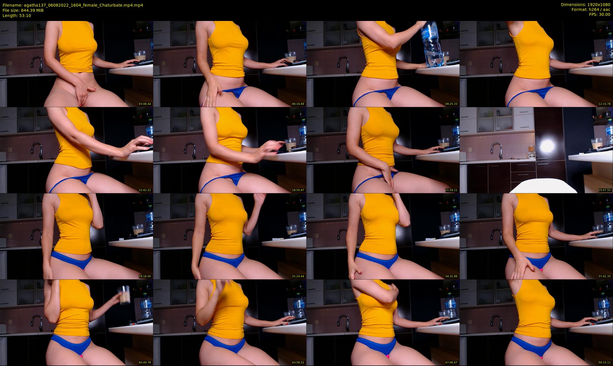 agatha137 — 54 minute Chaturbate female cam show recording, 1080p, Aug 6, 2022