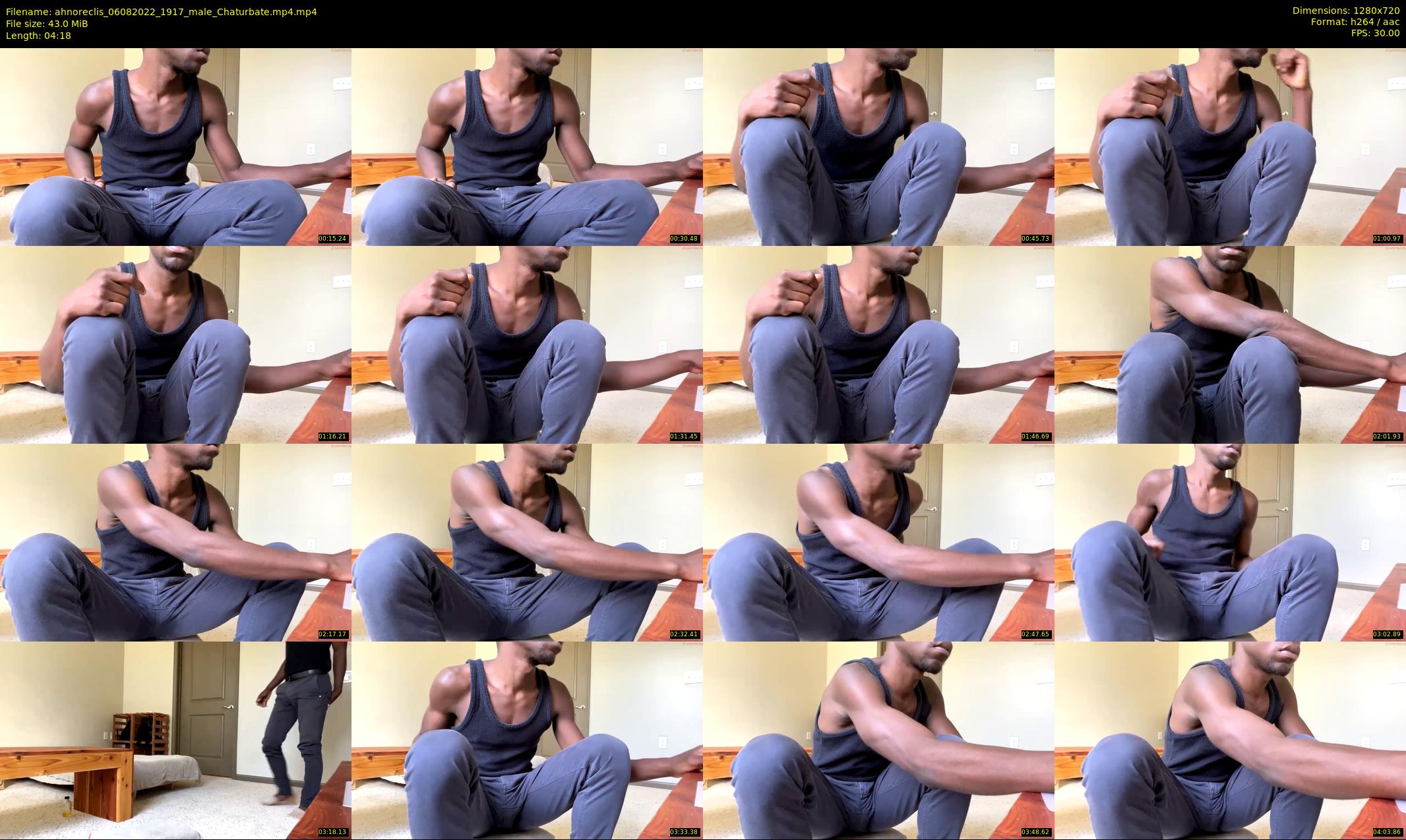 ahnoreclis — 5 minute Chaturbate male cam show recording, 720p, Aug 6, 2022