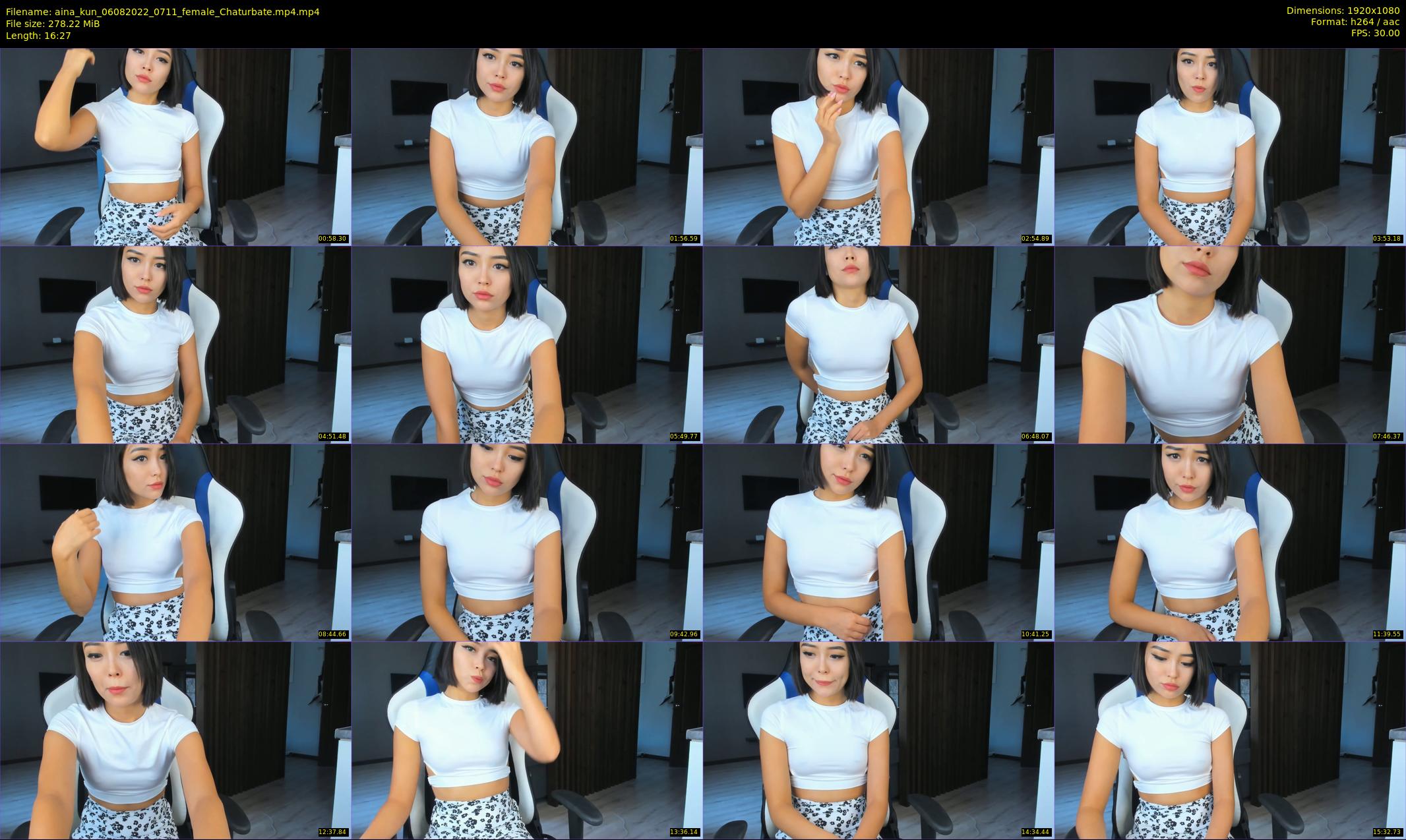 aina_kun — 17 minute Chaturbate female cam show recording, 1080p, Aug 6, 2022