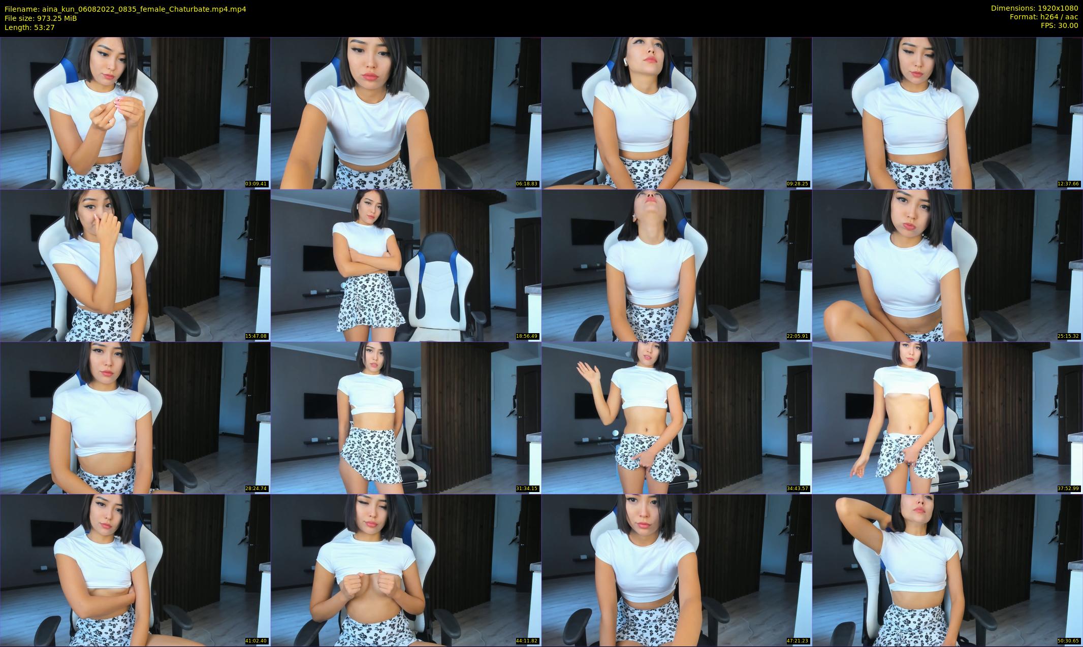 aina_kun — 54 minute Chaturbate female cam show recording, 1080p, Aug 6, 2022