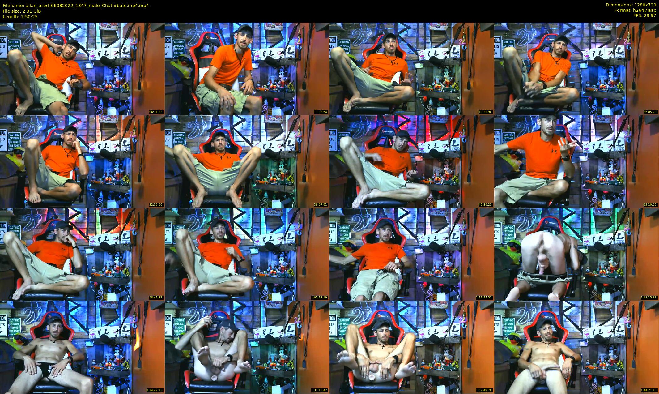 allan_arod — 111 minute Chaturbate male cam show recording, 720p, Aug 6, 2022