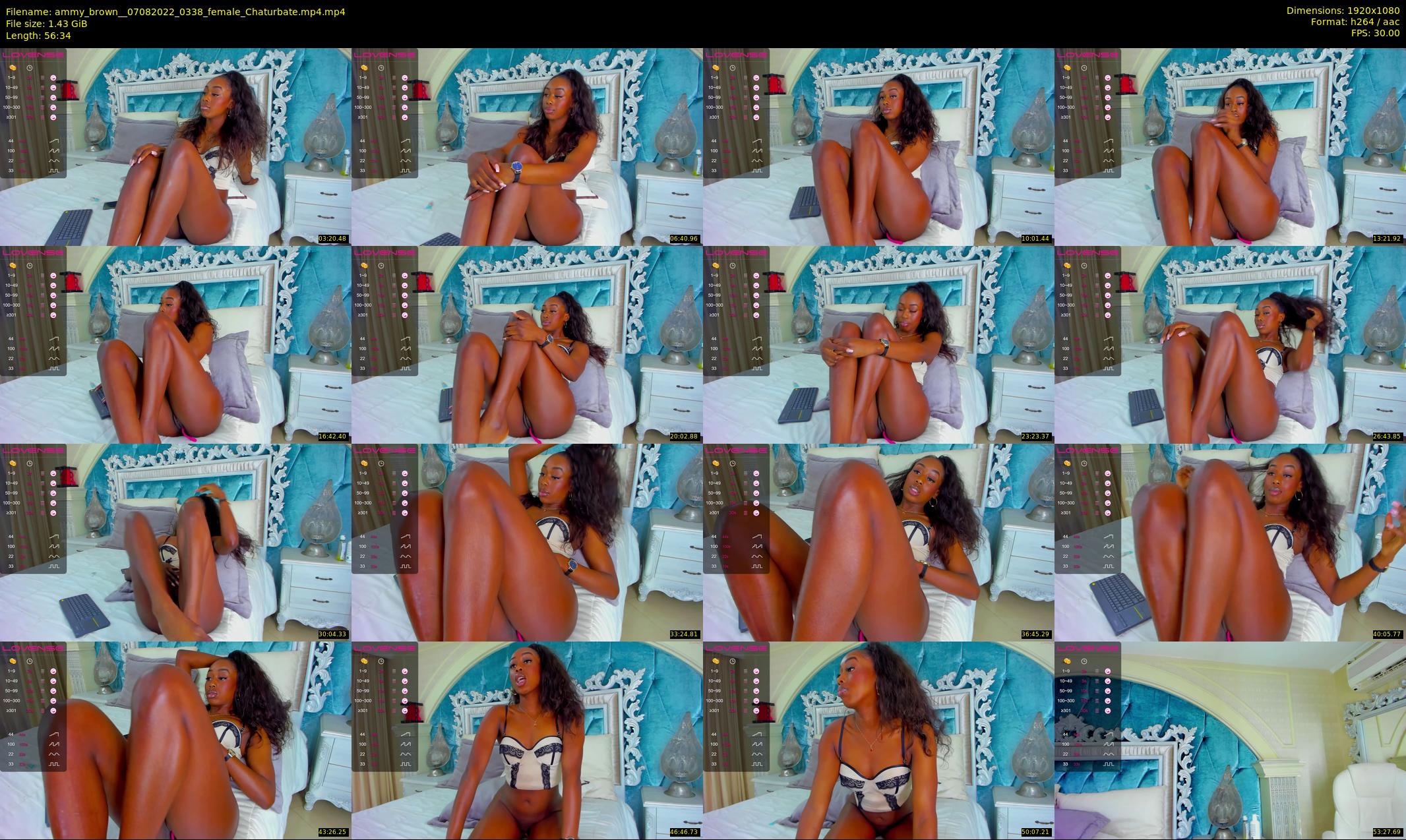 ammy_brown_ — 57 minute Chaturbate female cam show recording, 1080p, Aug 7, 2022
