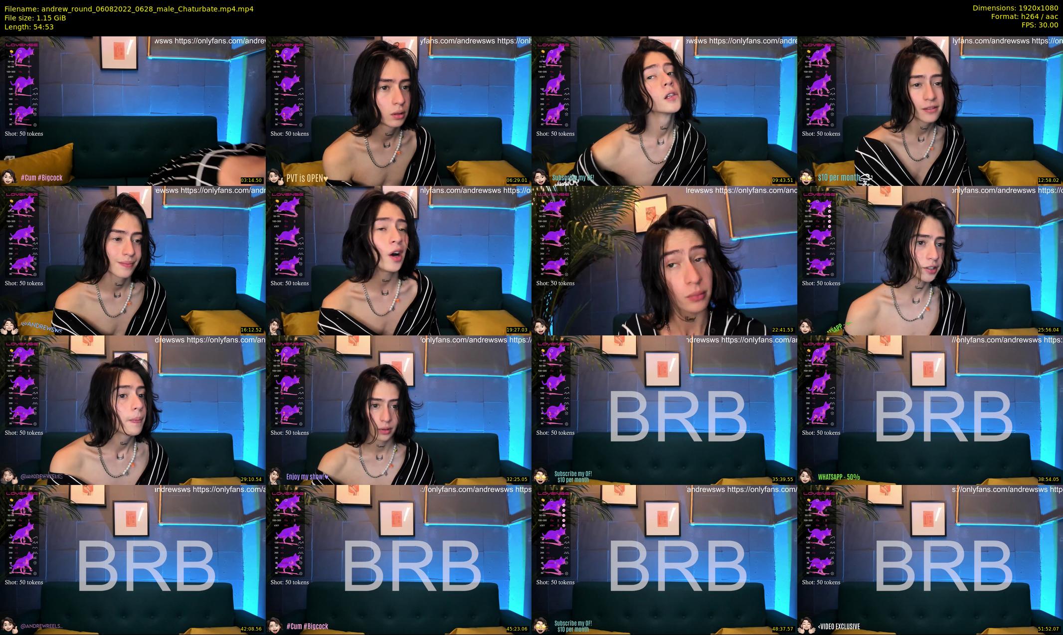 andrew_round — 55 minute Chaturbate male cam show recording, 1080p, Aug 6, 2022