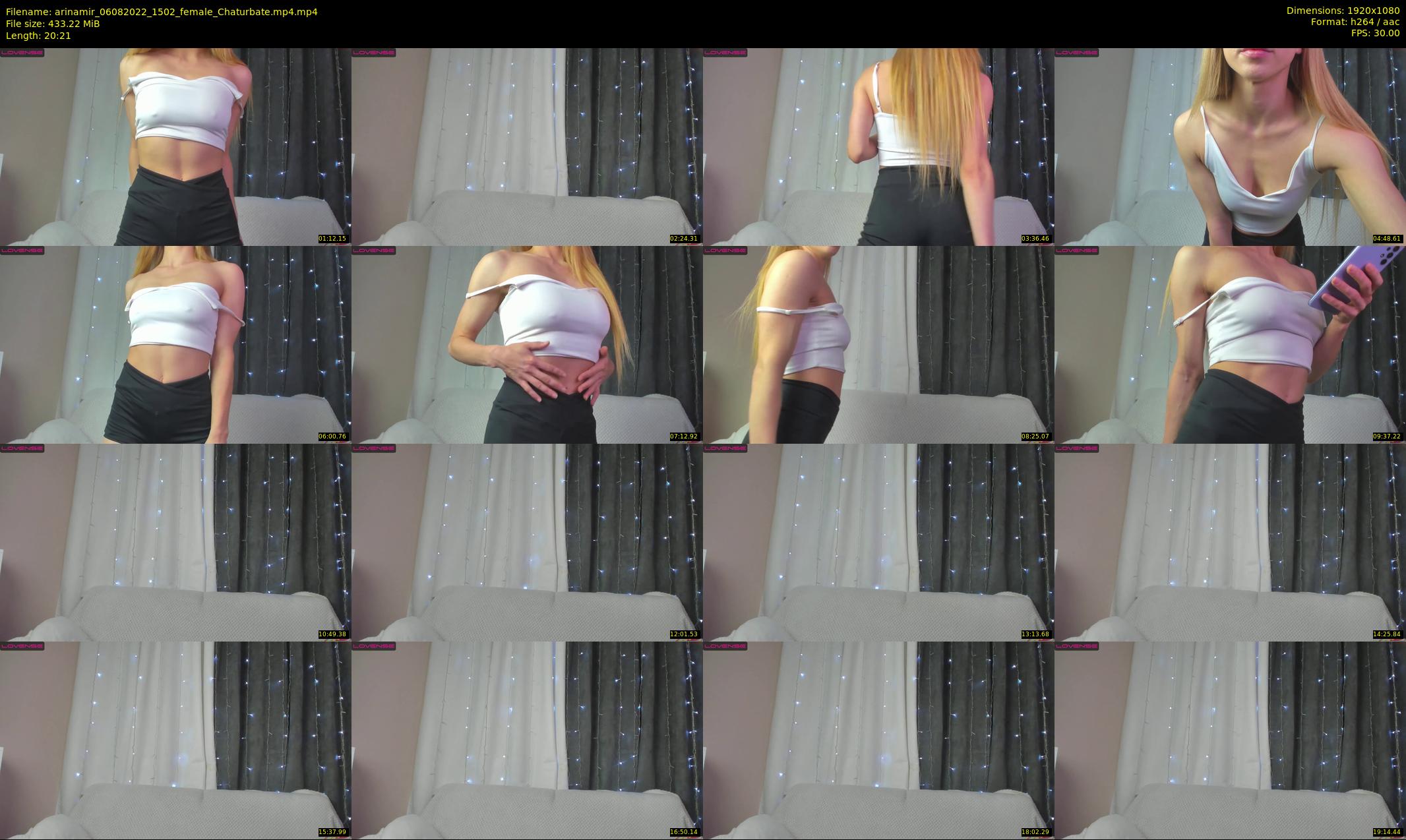 arinamir — 21 minute Chaturbate female cam show recording, 1080p, Aug 6, 2022