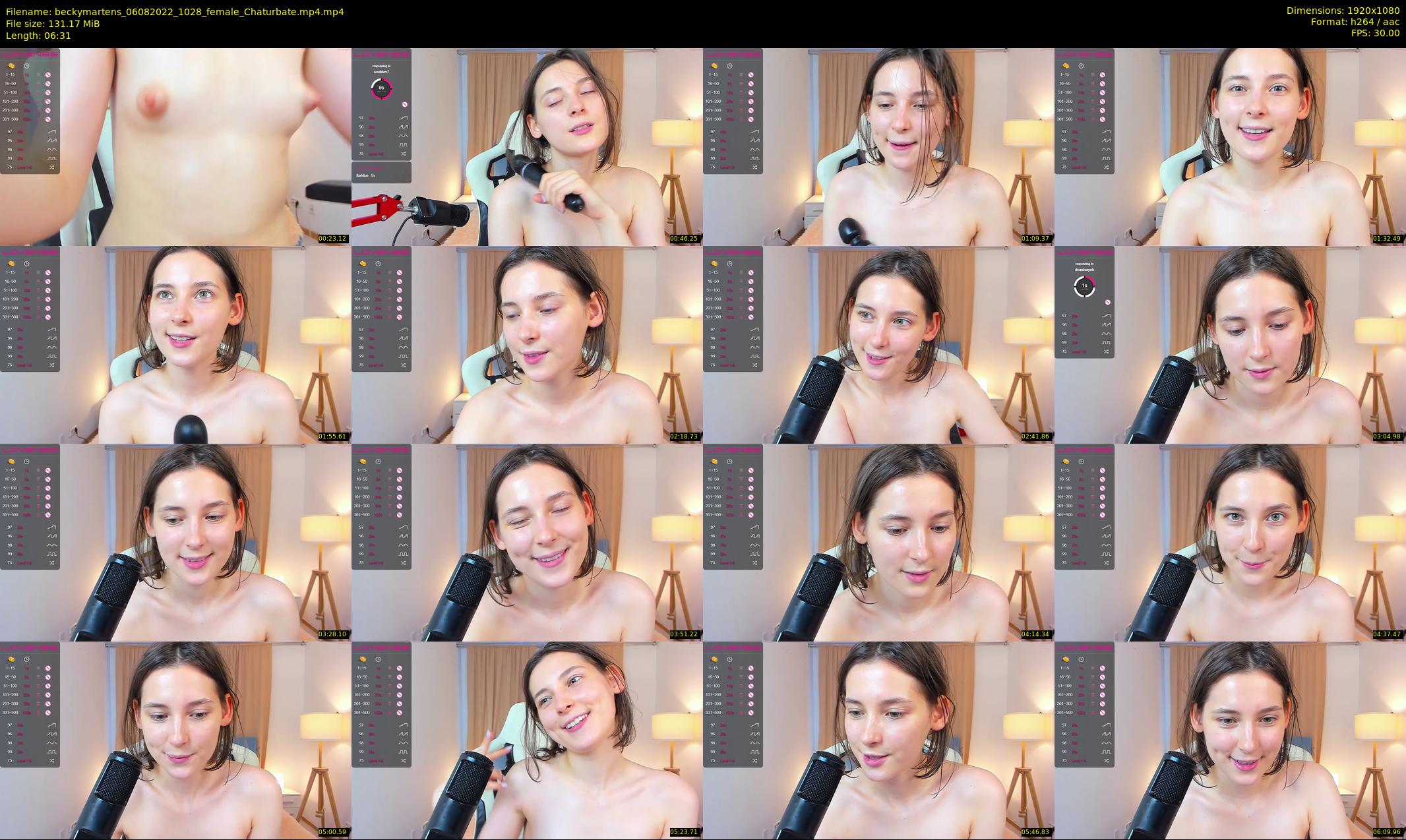 beckymartens — 7 minute Chaturbate female cam show recording, 1080p, Aug 6, 2022