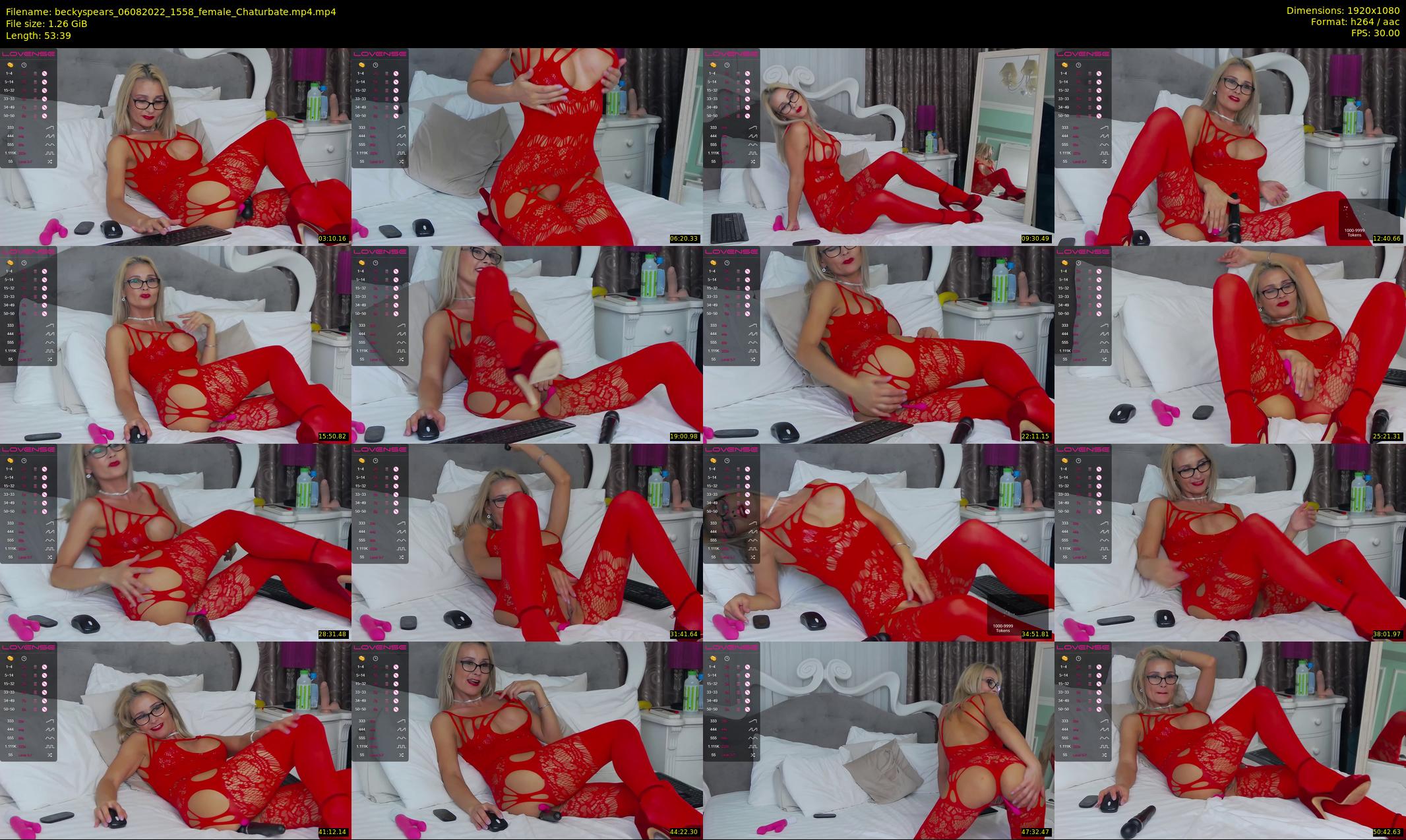beckyspears — 54 minute Chaturbate female cam show recording, 1080p, Aug 6, 2022