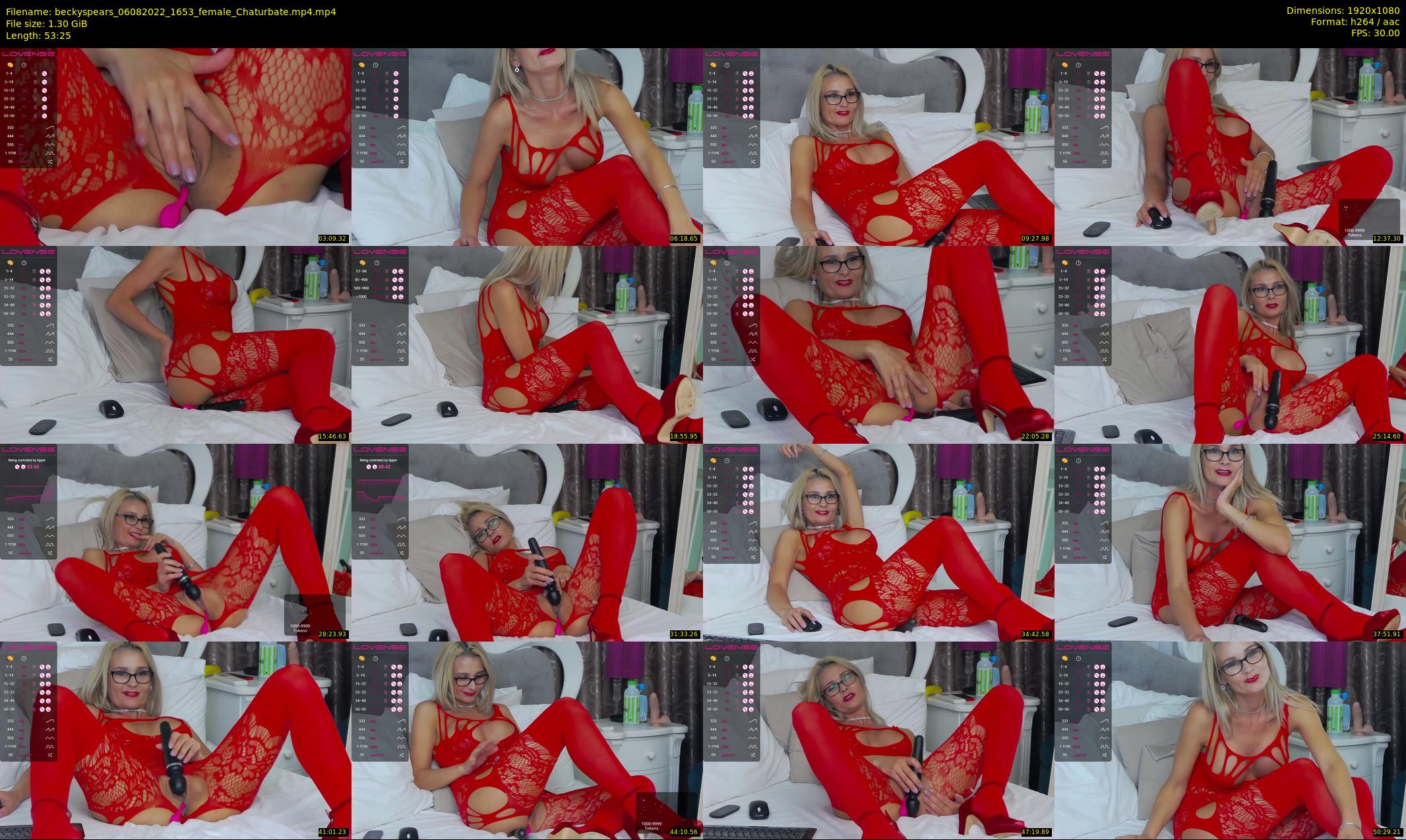 beckyspears — 54 minute Chaturbate female cam show recording, 1080p, Aug 6, 2022
