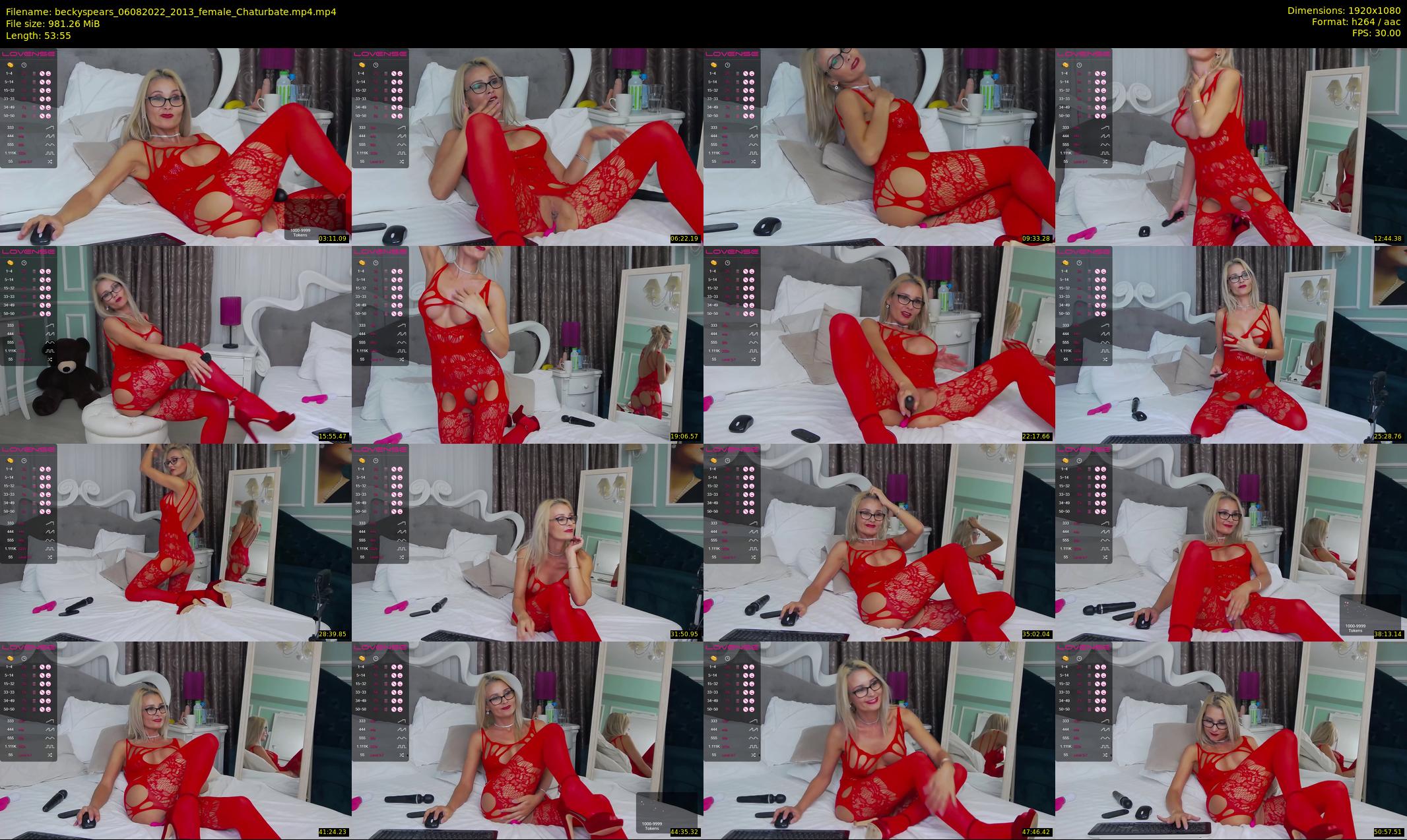 beckyspears — 54 minute Chaturbate female cam show recording, 1080p, Aug 6, 2022