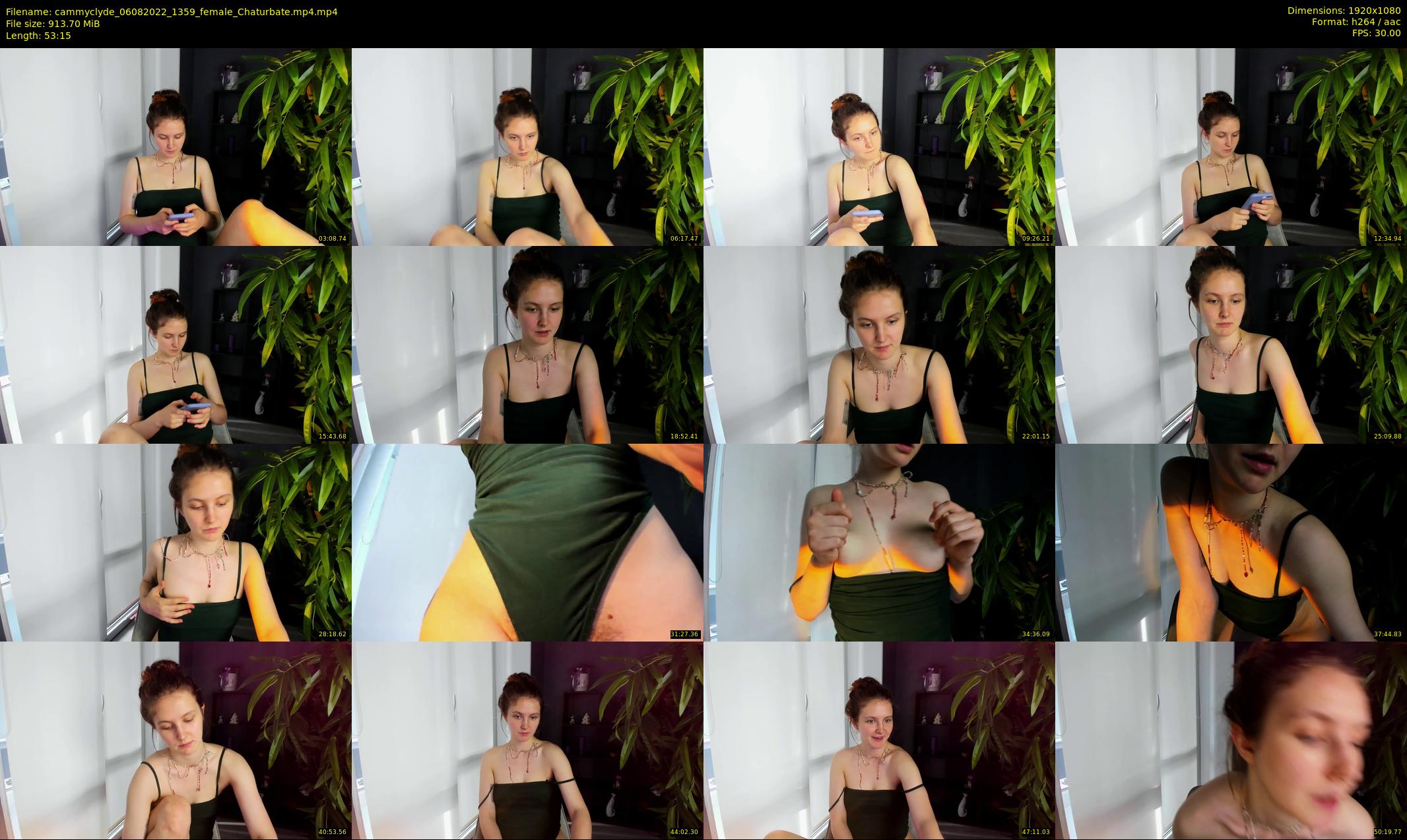cammyclyde — 54 minute Chaturbate female cam show recording, 1080p, Aug 6, 2022