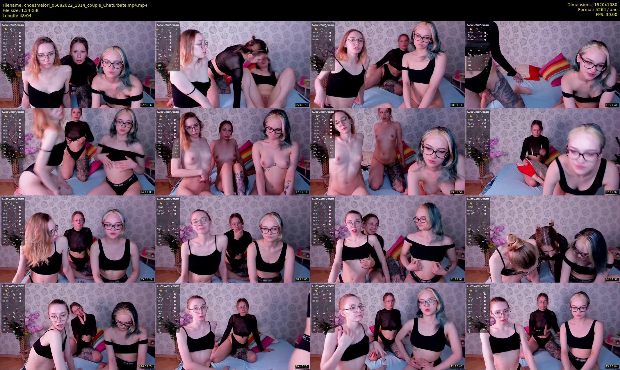 choesmelori — 49 minute Chaturbate couple cam show recording, 1080p, Aug 6, 2022