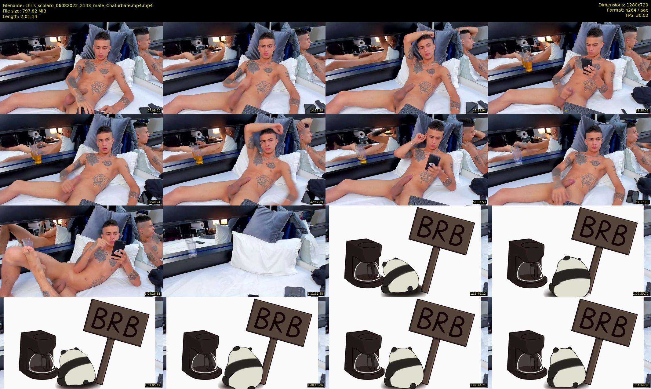 chris_scolaro — 122 minute Chaturbate male cam show recording, 720p, Aug 6, 2022