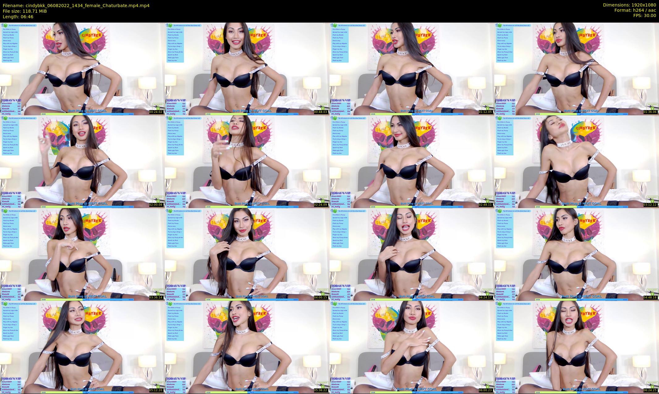 cindybkk — 7 minute Chaturbate female cam show recording, 1080p, Aug 6, 2022
