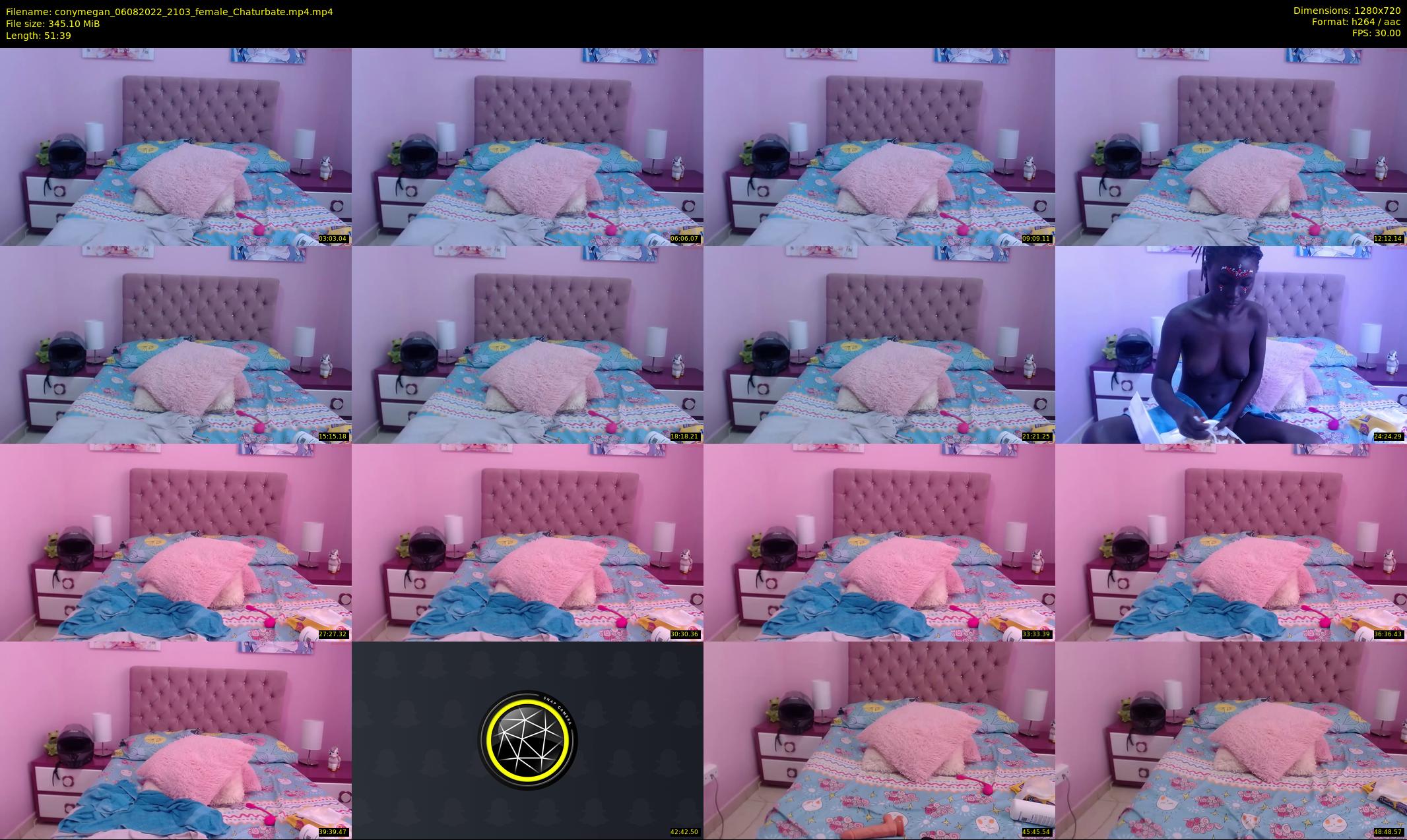 conymegan — 52 minute Chaturbate female cam show recording, 720p, Aug 6, 2022