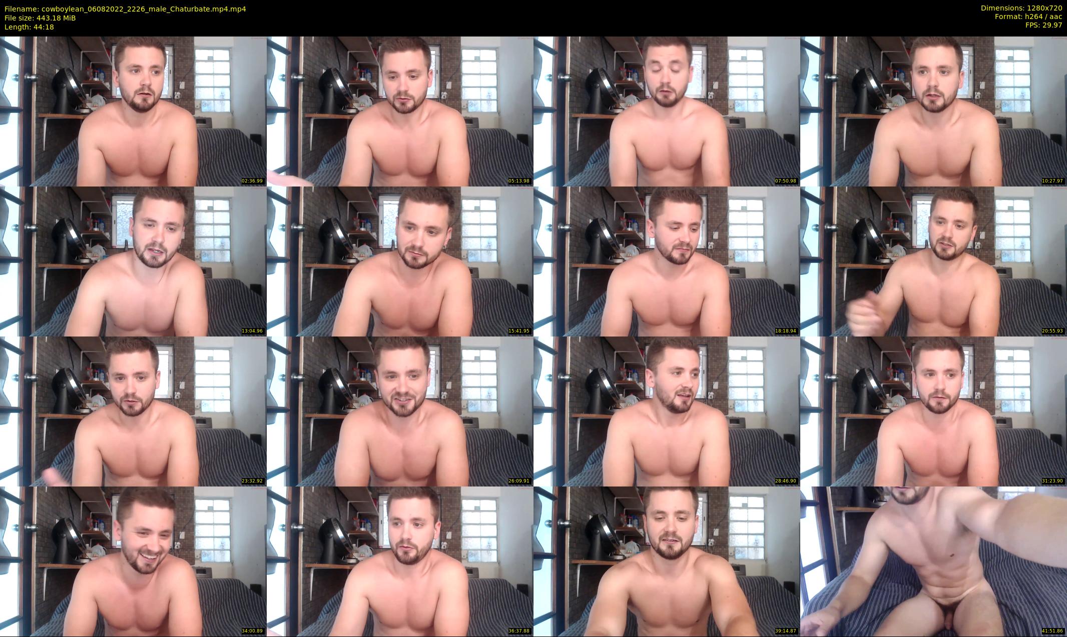 cowboylean — 45 minute Chaturbate male cam show recording, 720p, Aug 6, 2022