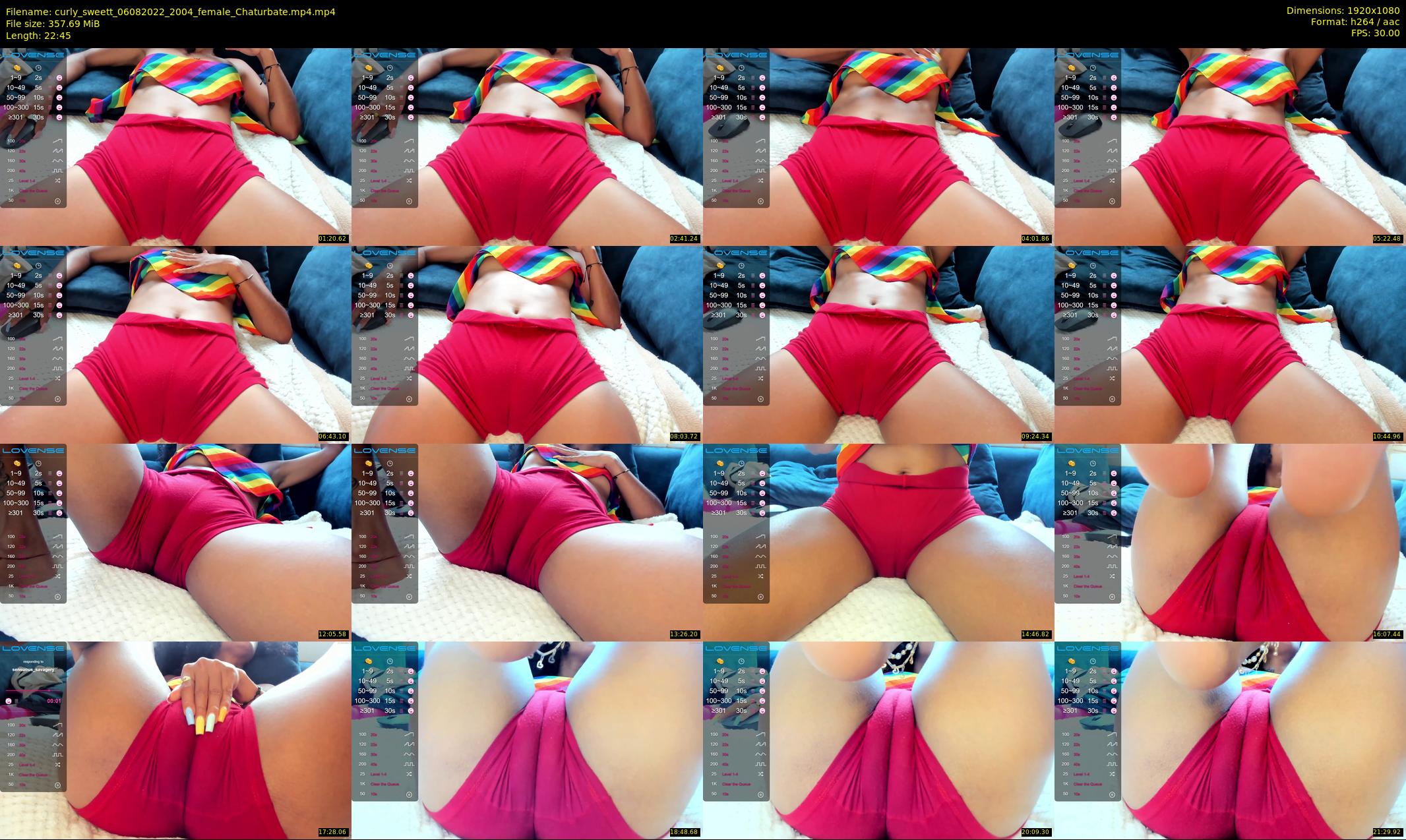 curly_sweett — 23 minute Chaturbate female cam show recording, 1080p, Aug 6, 2022