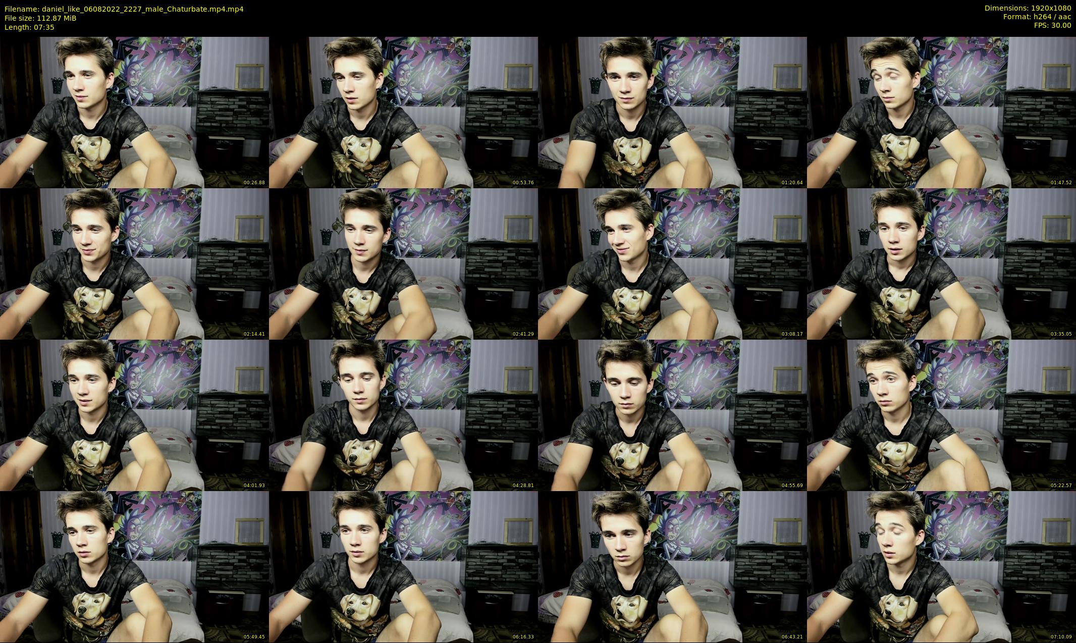 daniel_like — 8 minute Chaturbate male cam show recording, 1080p, Aug 6, 2022