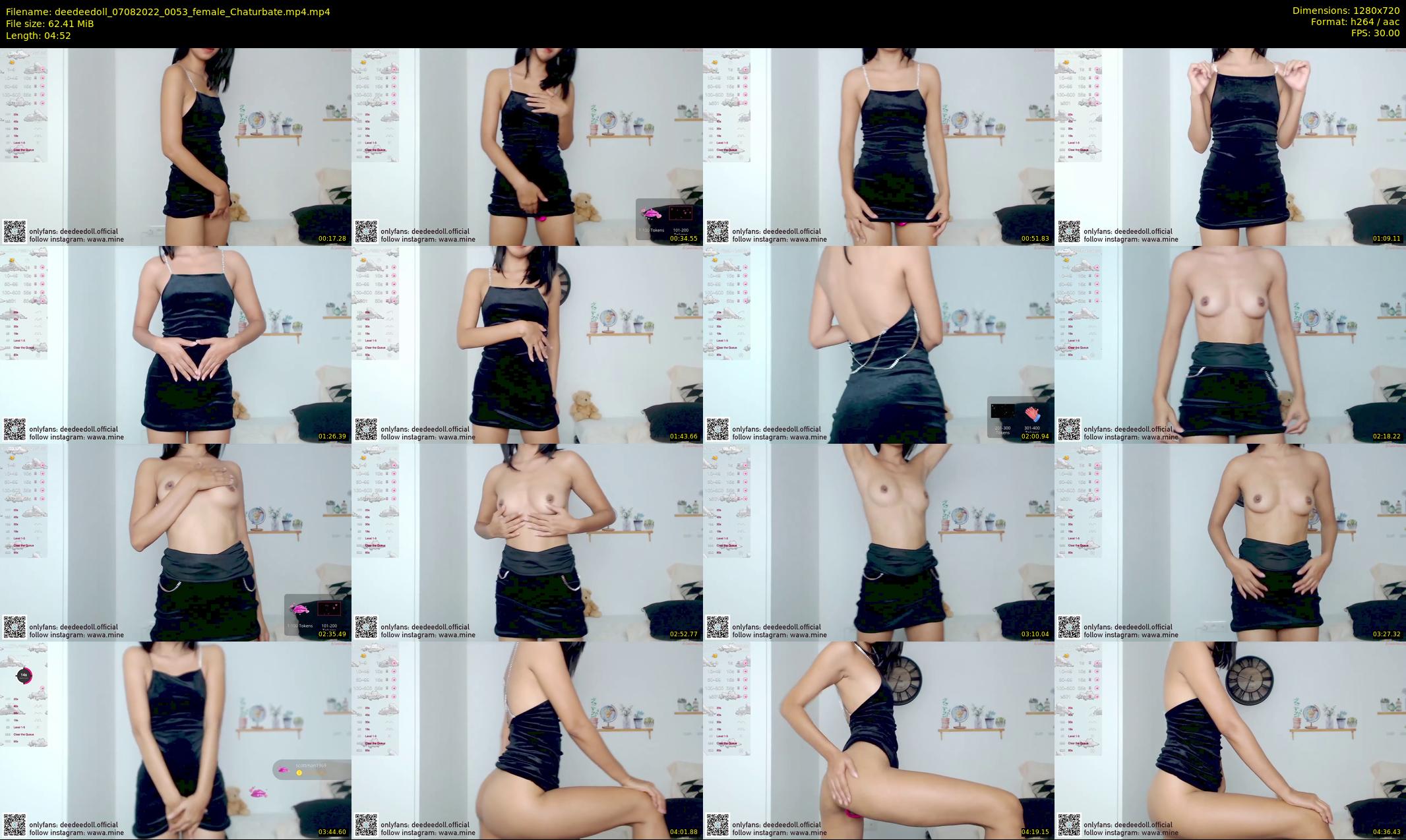 deedeedoll — 5 minute Chaturbate female cam show recording, 720p, Aug 7, 2022