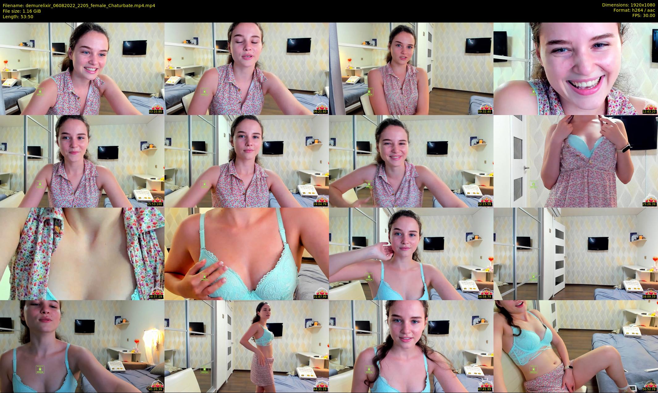 demurelixir — 54 minute Chaturbate female cam show recording, 1080p, Aug 6, 2022