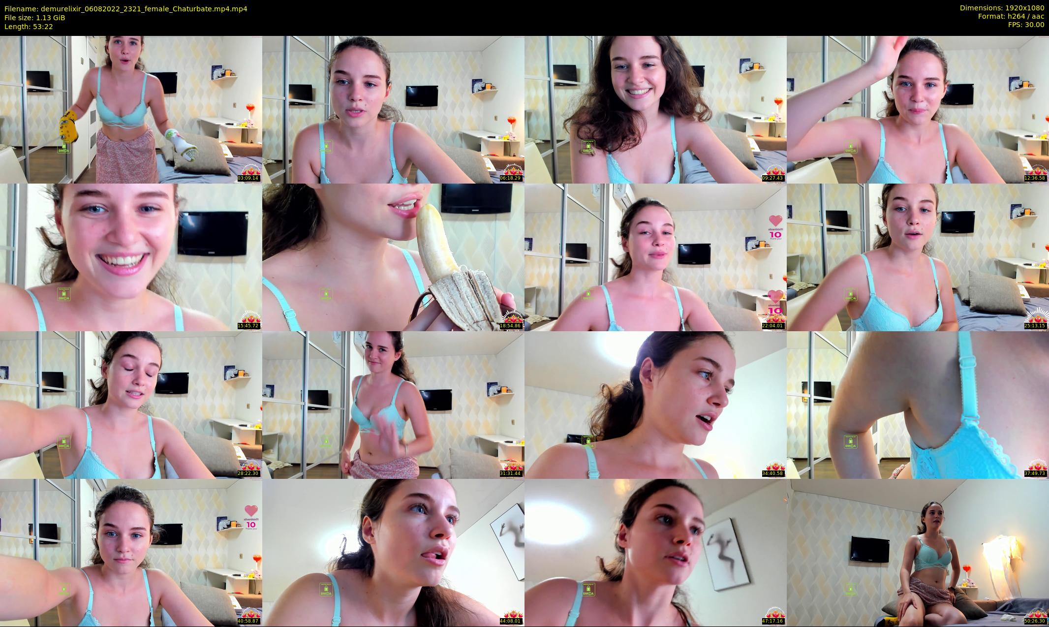 demurelixir — 54 minute Chaturbate female cam show recording, 1080p, Aug 6, 2022