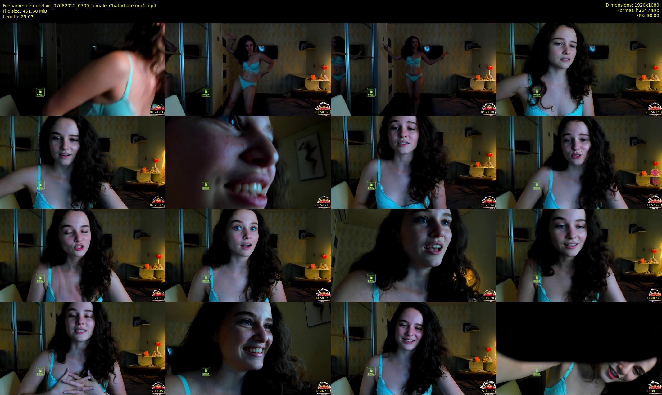 demurelixir — 26 minute Chaturbate female cam show recording, 1080p, Aug 7, 2022