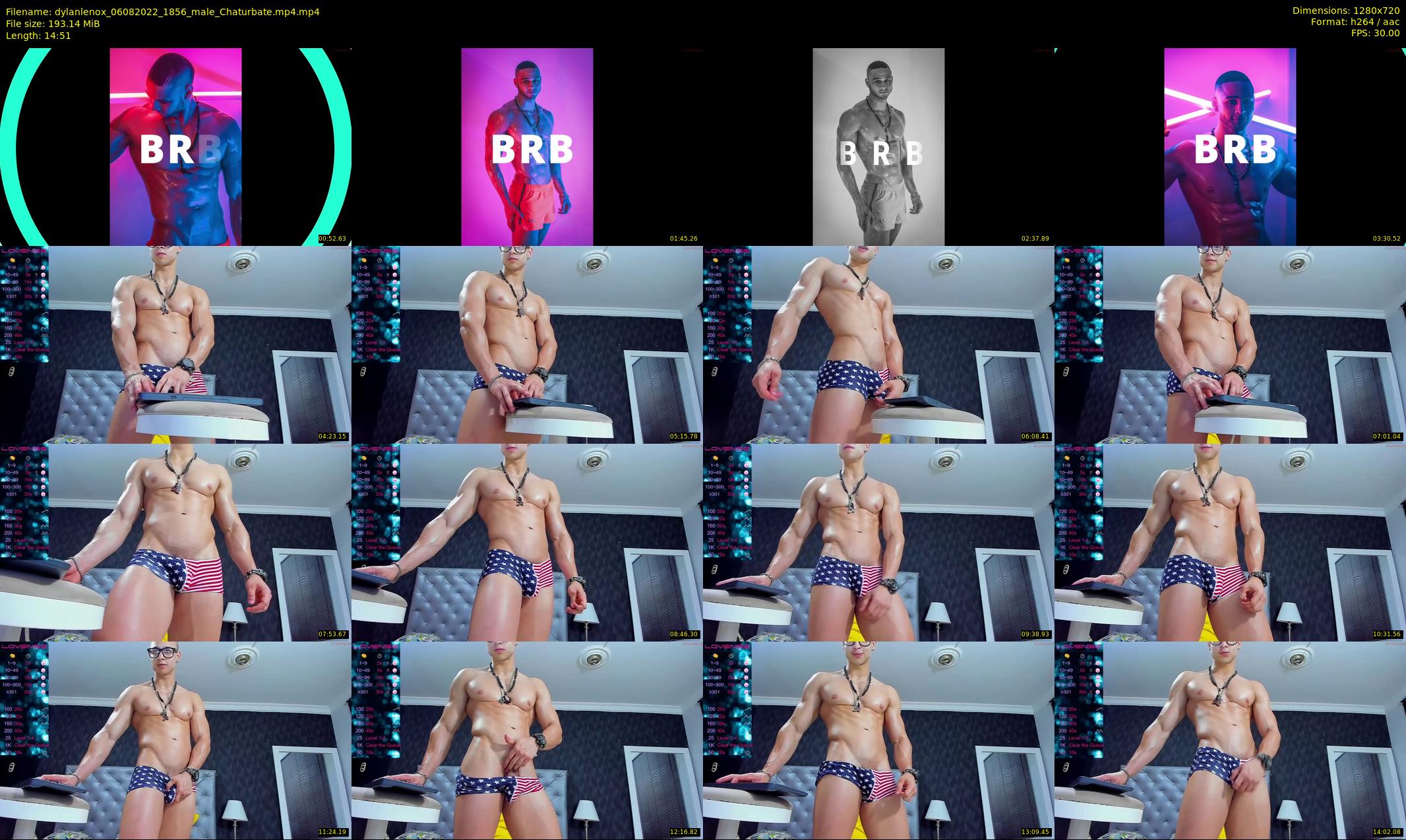 dylanlenox — 15 minute Chaturbate male cam show recording, 720p, Aug 6, 2022