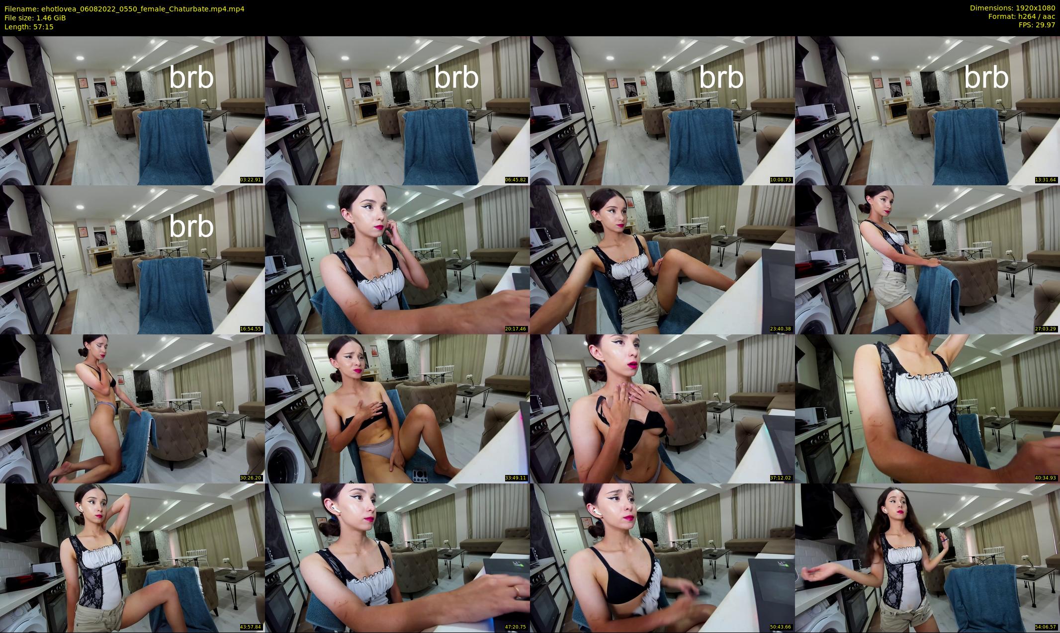 ehotlovea — 58 minute Chaturbate female cam show recording, 1080p, Aug 6, 2022