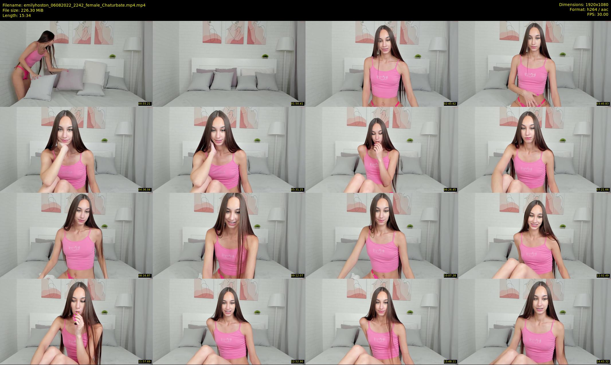 emilyhoston — 16 minute Chaturbate female cam show recording, 1080p, Aug 6, 2022