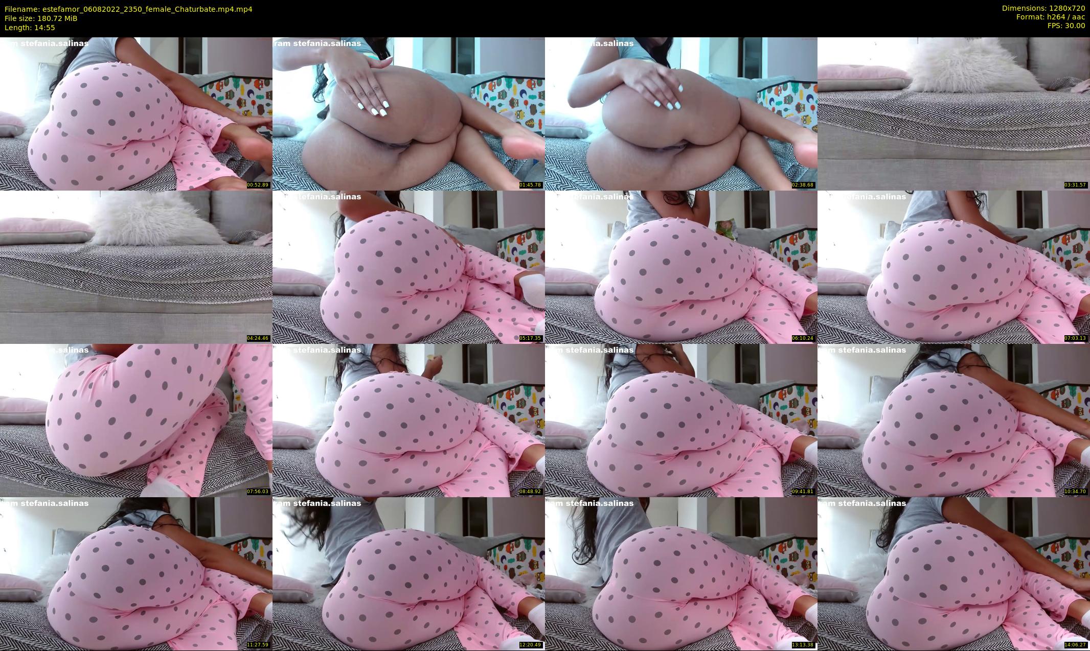 estefamor — 15 minute Chaturbate female cam show recording, 720p, Aug 6, 2022