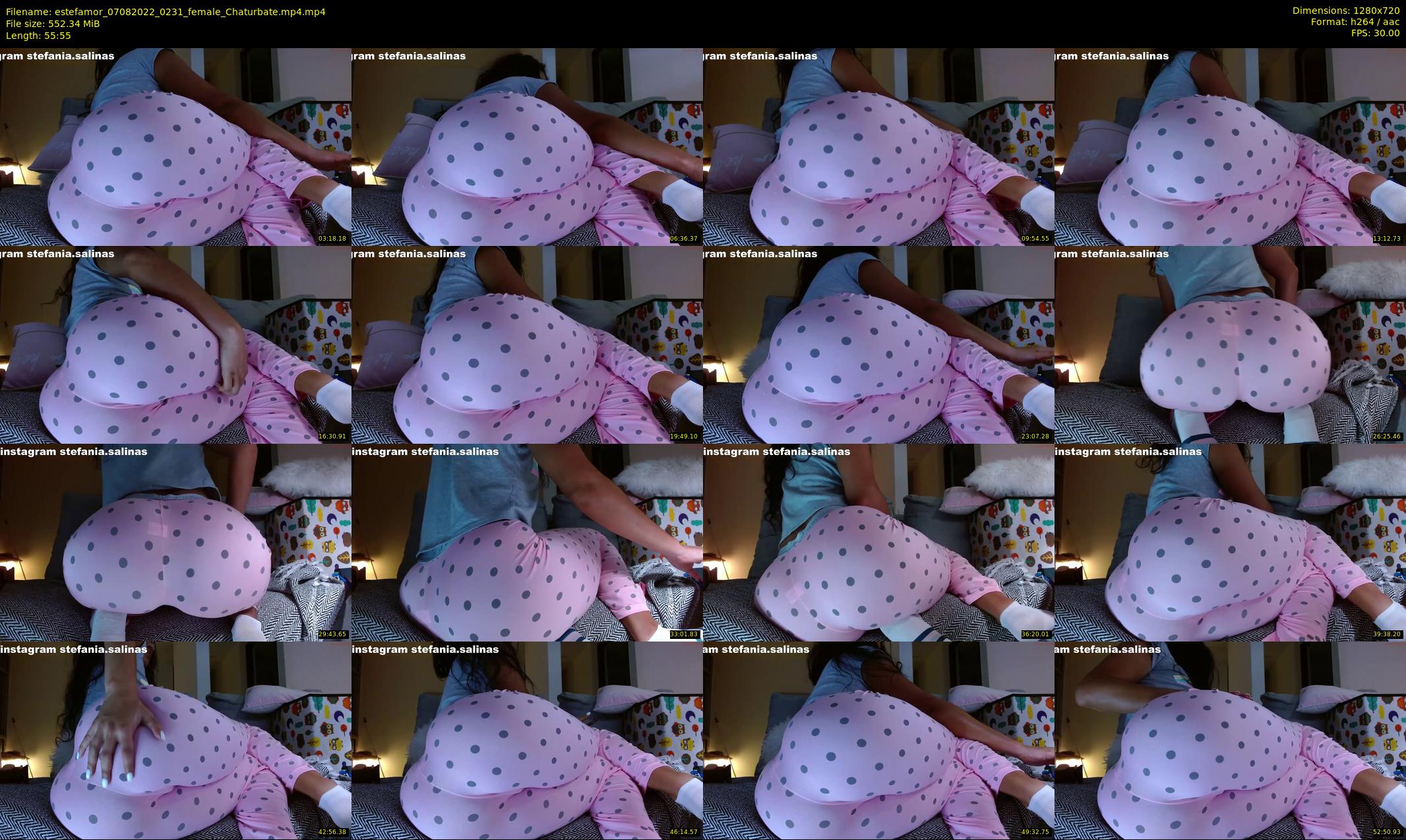 estefamor — 56 minute Chaturbate female cam show recording, 720p, Aug 7, 2022