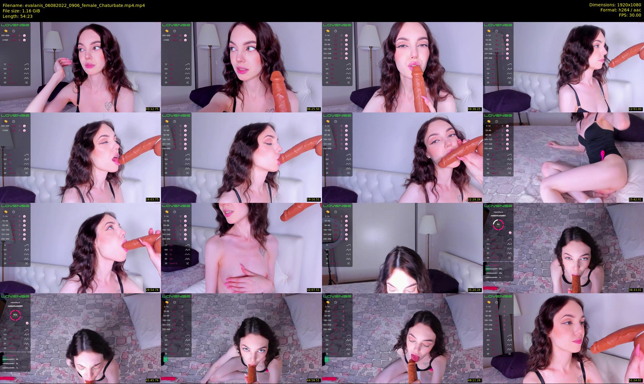 evalanis — 55 minute Chaturbate couple cam show recording, 1080p, Aug 6, 2022