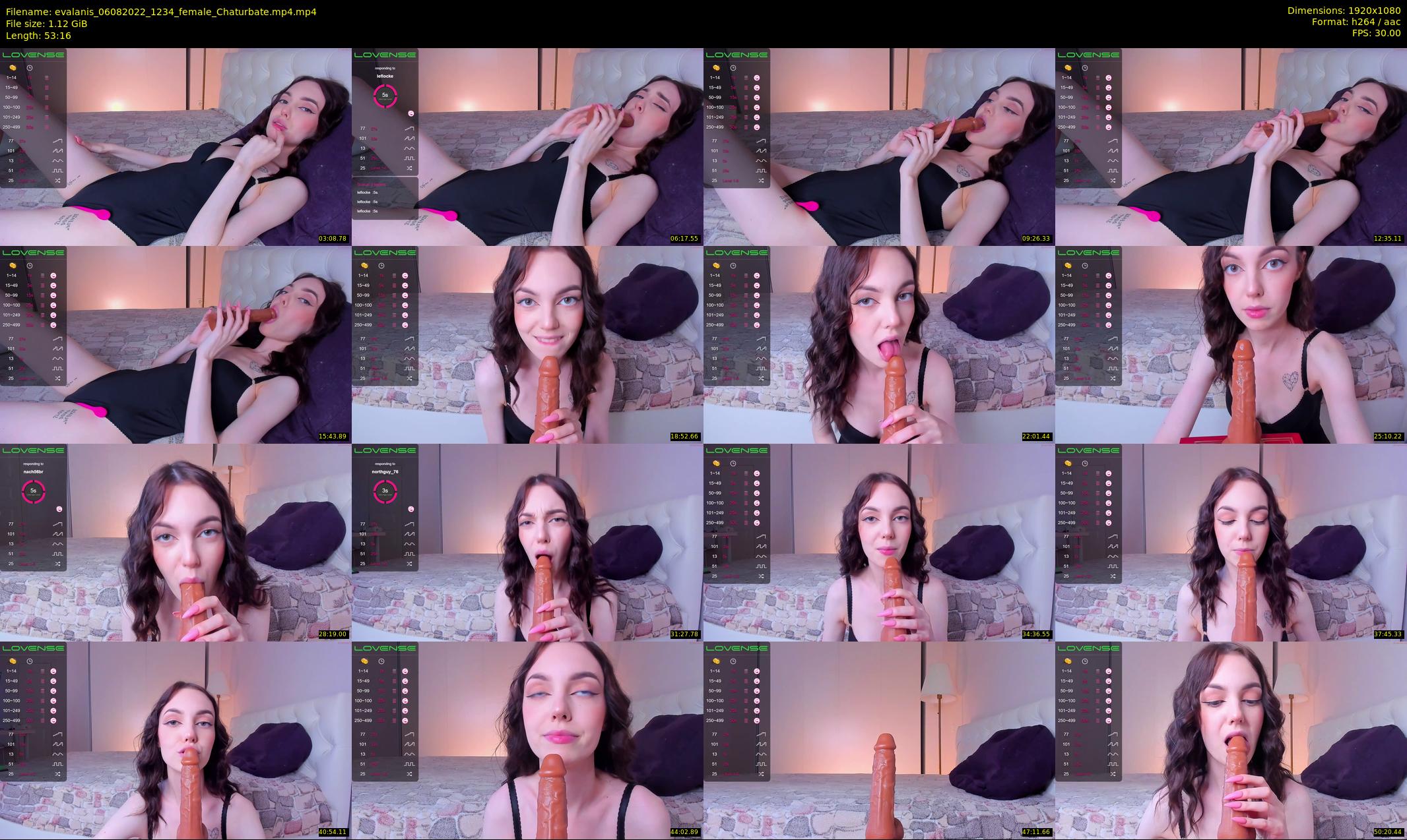 evalanis — 54 minute Chaturbate couple cam show recording, 1080p, Aug 6, 2022