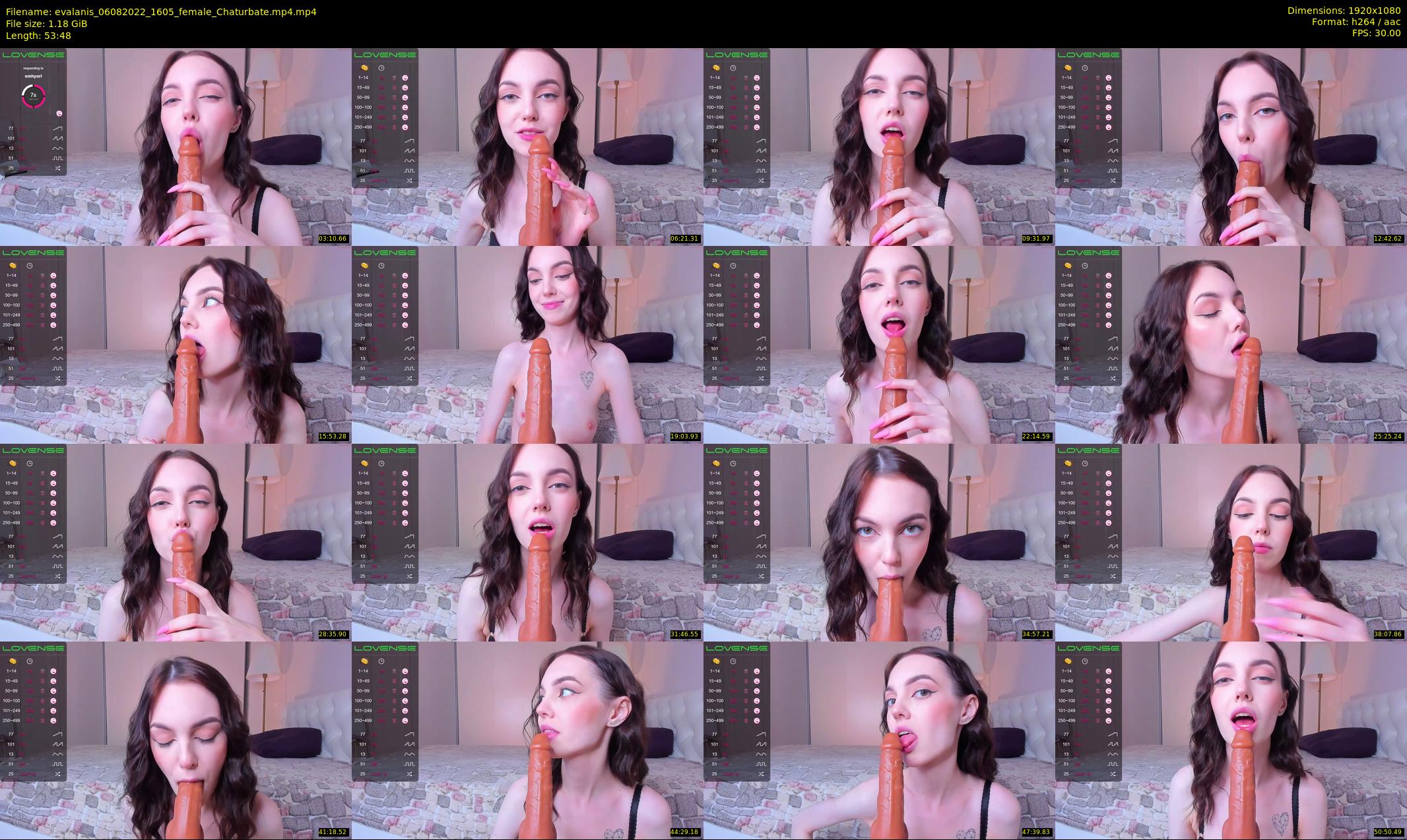 evalanis — 54 minute Chaturbate couple cam show recording, 1080p, Aug 6, 2022