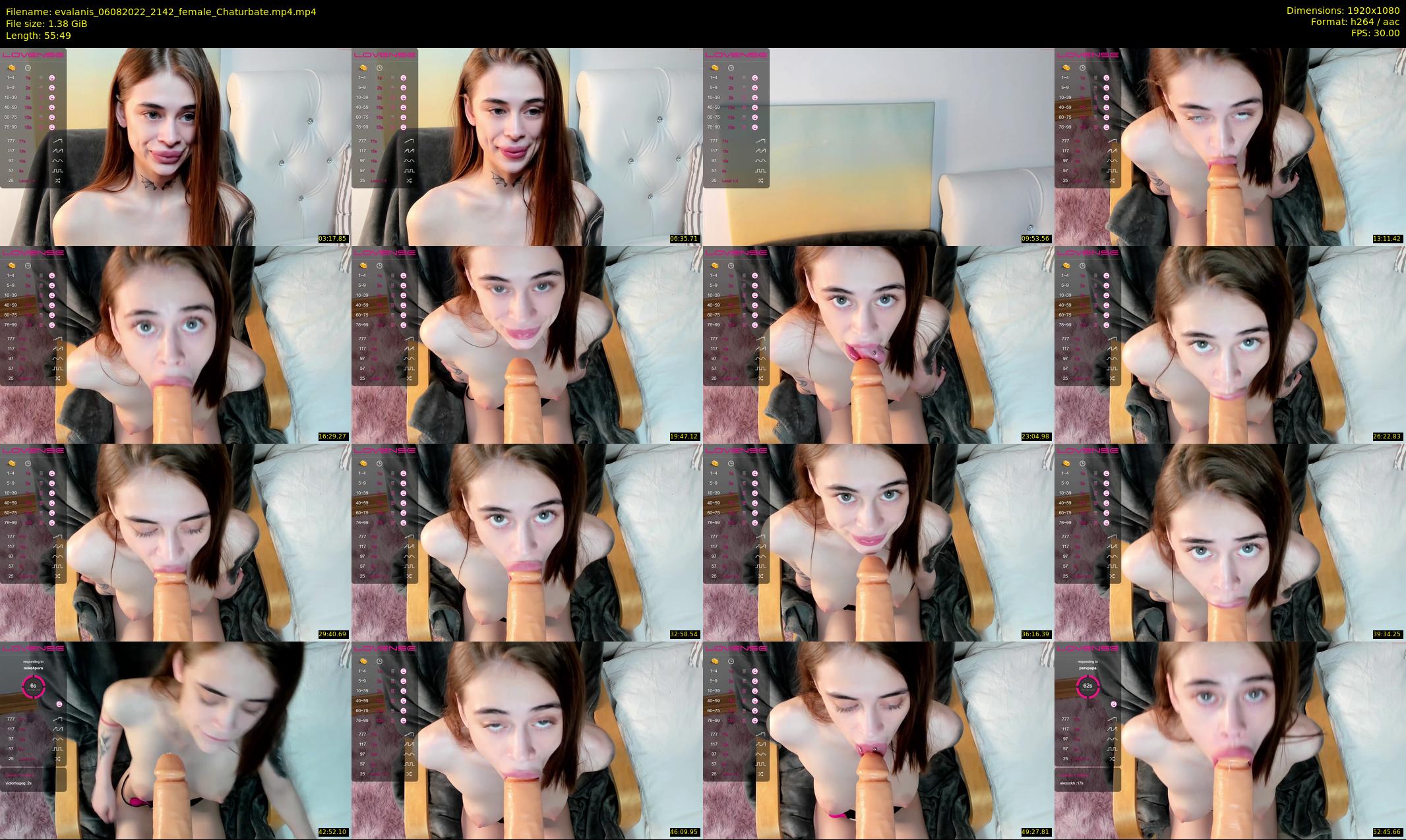 evalanis — 56 minute Chaturbate couple cam show recording, 1080p, Aug 6, 2022