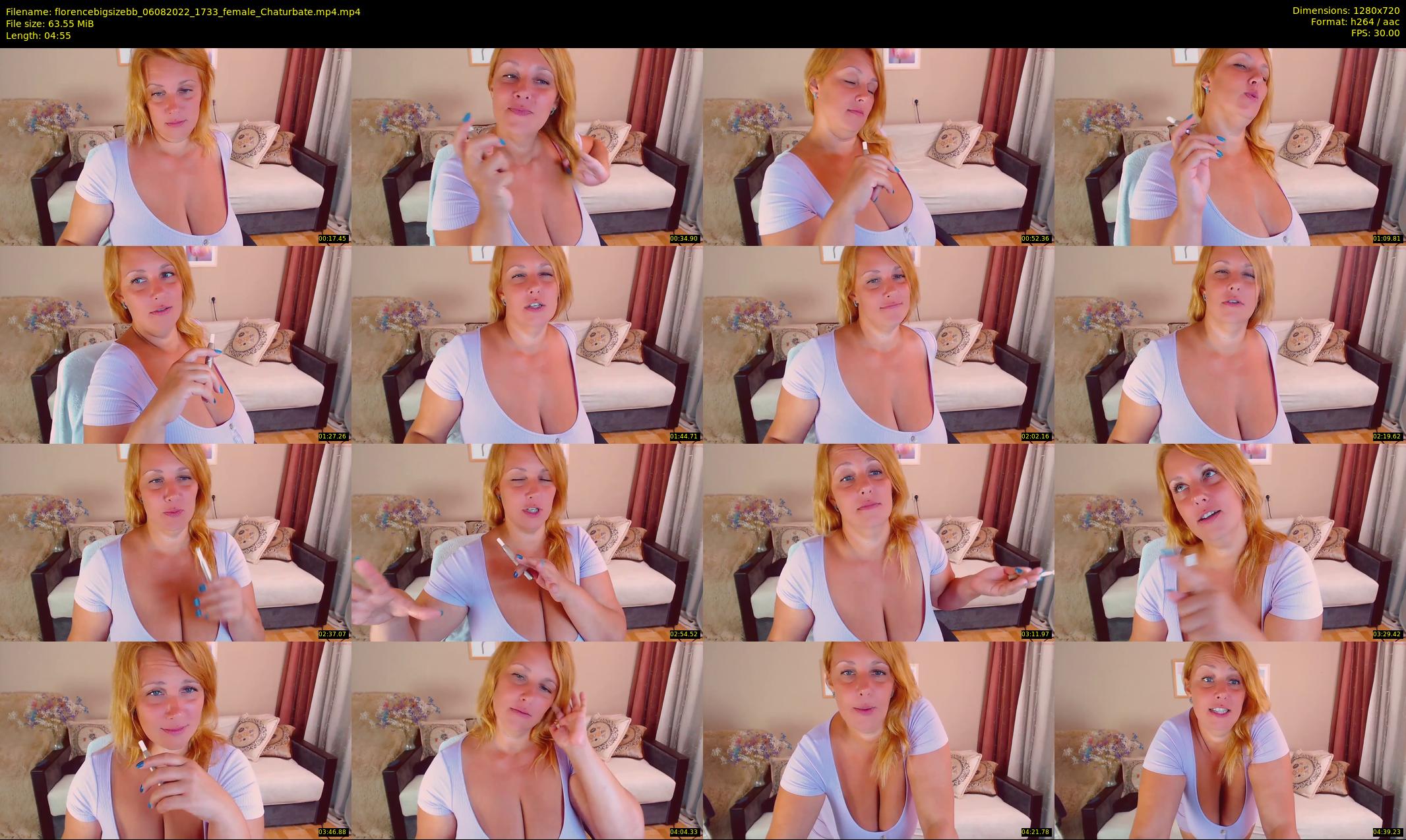 florencebigsizebb — 5 minute Chaturbate female cam show recording, 720p, Aug 6, 2022