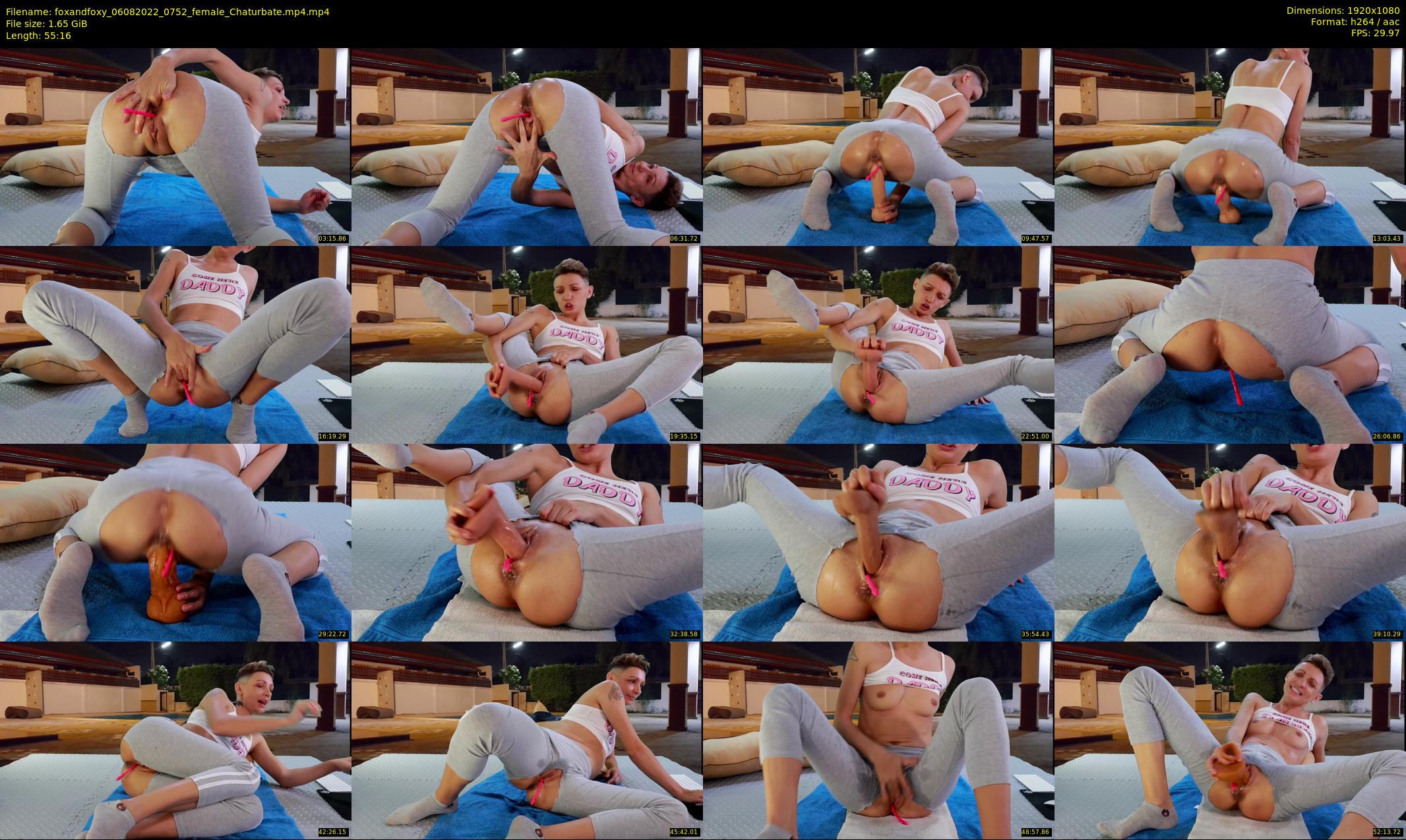 foxandfoxy — 56 minute Chaturbate couple cam show recording, 1080p, Aug 6, 2022