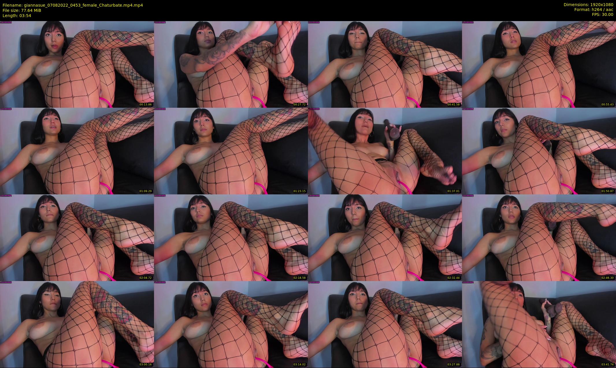giannasue — 4 minute Chaturbate female cam show recording, 1080p, Aug 7, 2022