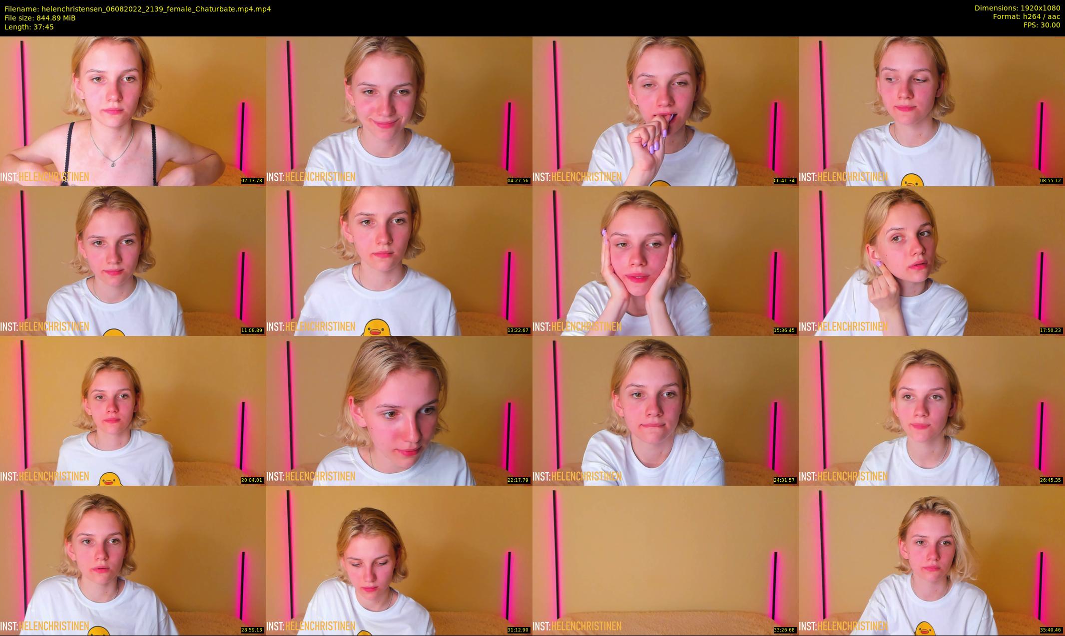 helenchristensen — 38 minute Chaturbate female cam show recording, 1080p, Aug 6, 2022