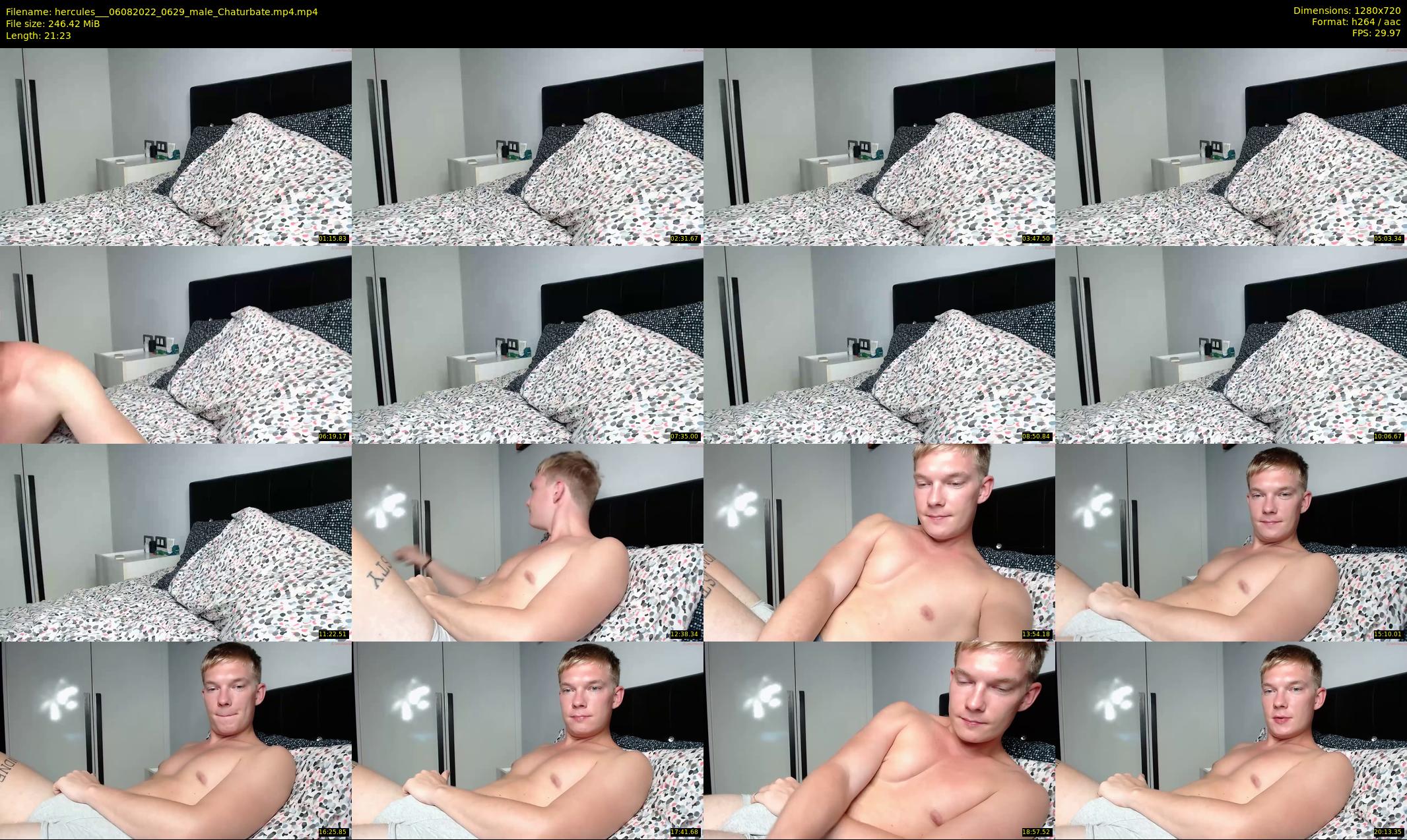 hercules__ — 22 minute Chaturbate male cam show recording, 720p, Aug 6, 2022