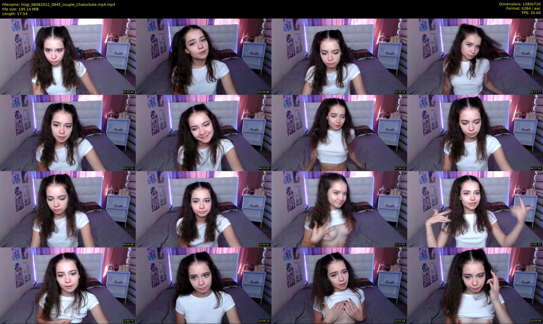 hizgi — 18 minute Chaturbate couple cam show recording, 720p, Aug 6, 2022